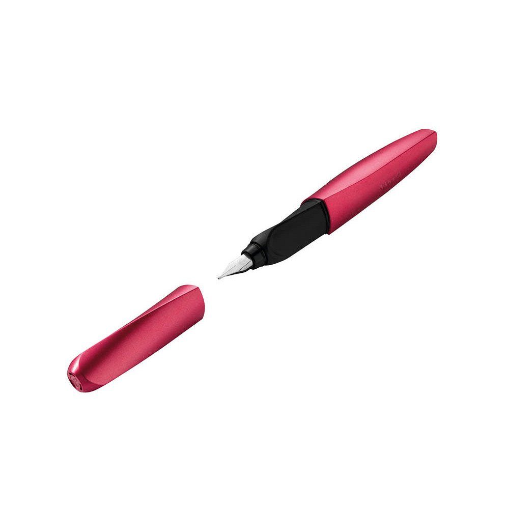 Pelikan Füller 1 Linkshänder (1-tlg) P457 für Twist Füller M-Feder pink, mit Rechts-&