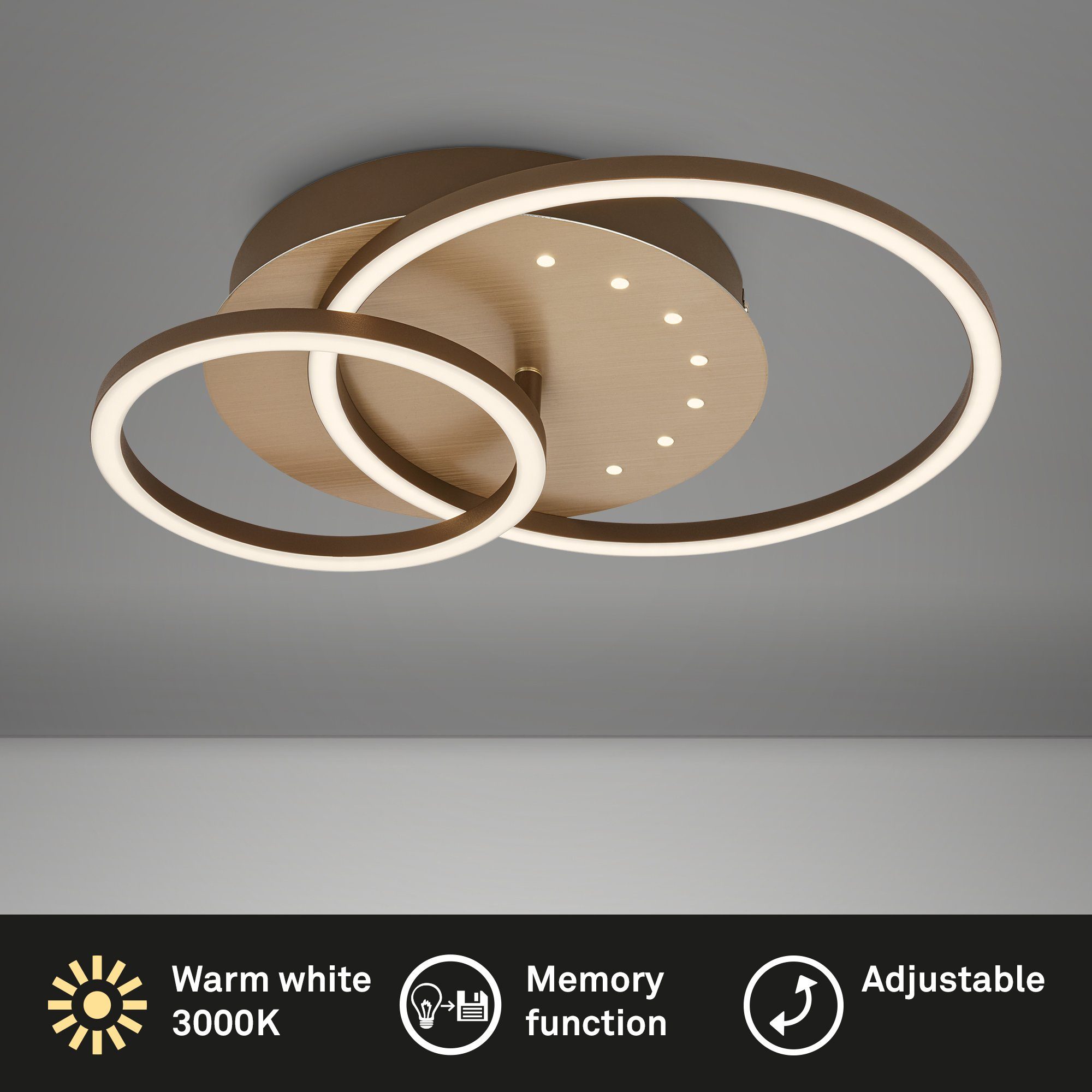 Briloner Leuchten Deckenleuchte 3773017, Memoryfunktion, LED günstig online kaufen