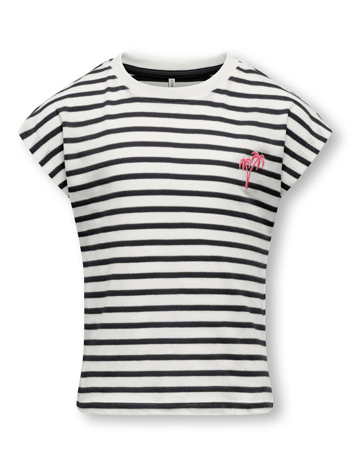 KIDS ONLY Rundhalsshirt KOGTRINE BATSLEEVE STRUCTURE TOP JRS