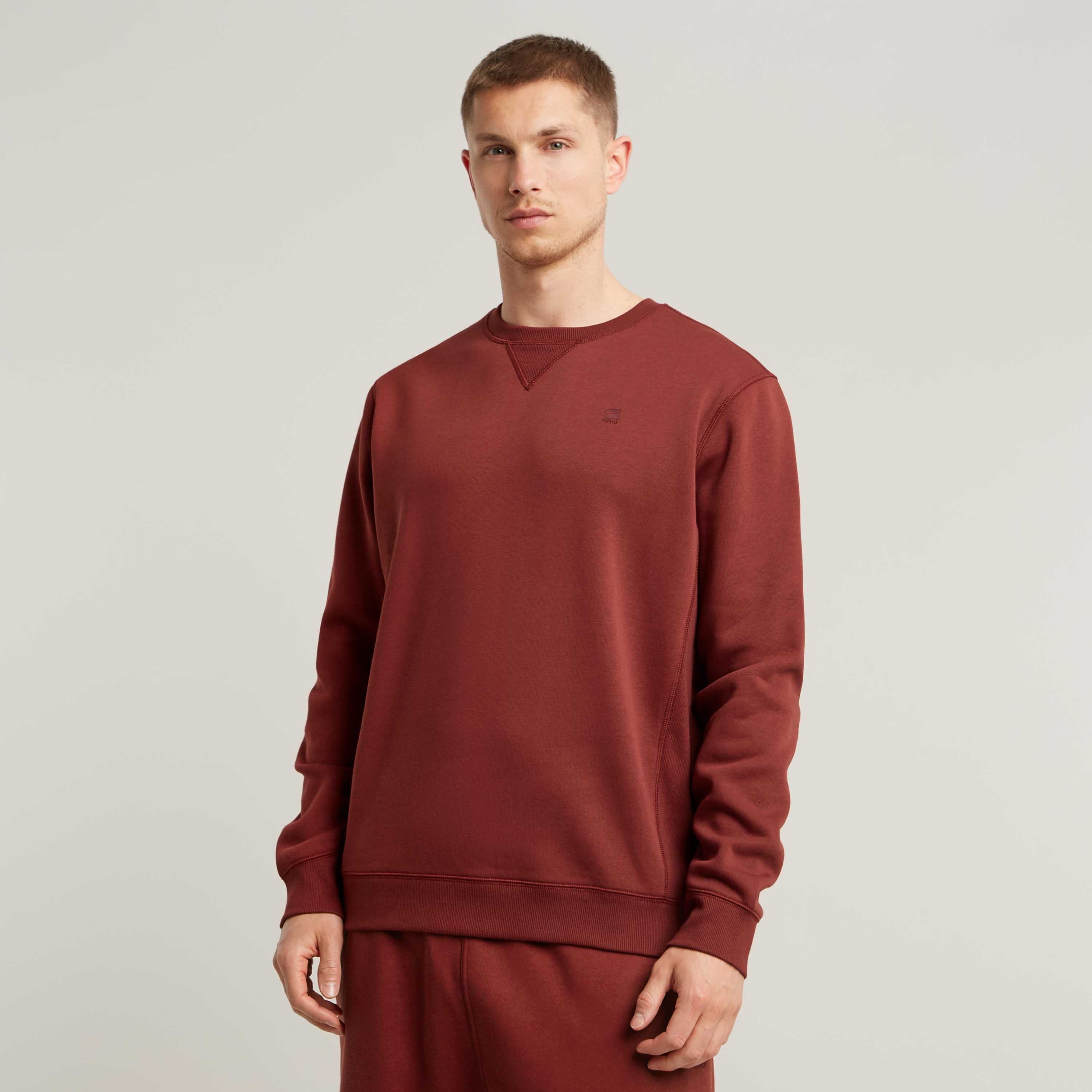 G-STAR Sweatshirt Premium Core Pacior Sweat mit Ripp-Seiteneinsätzen günstig online kaufen