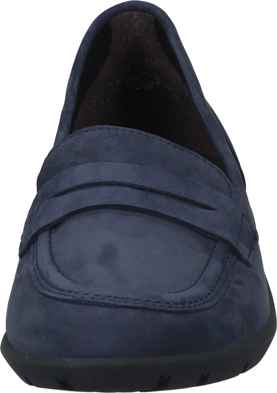 / (blue Nubukleder Gabor 16) Blau Slipper Slipper aus