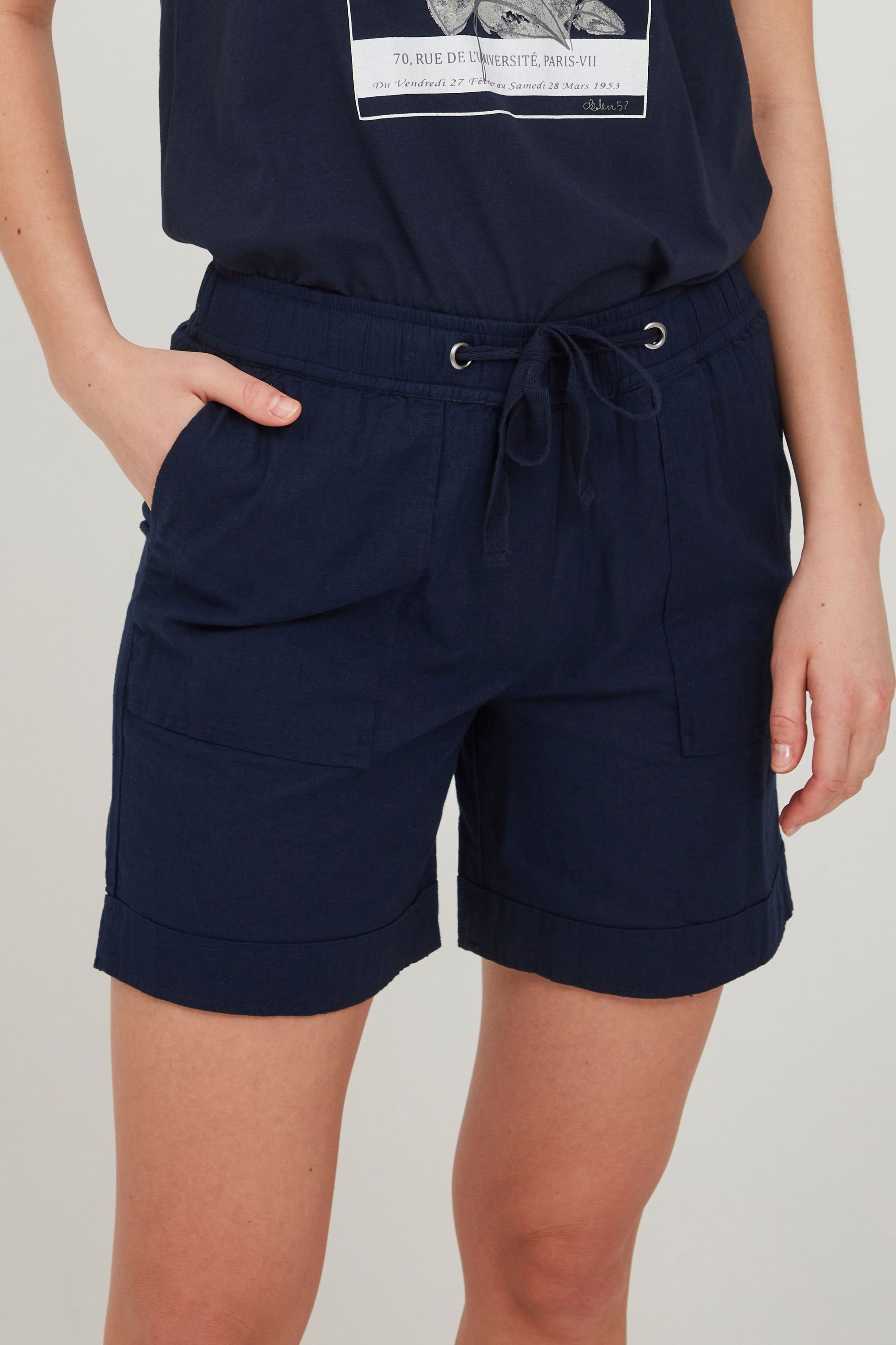fransa Shorts Fransa FRALSUMMER 7 Shorts - 20609301 Navy Blazer