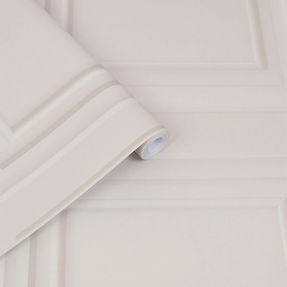 LAURA ASHLEY Vliestapete Laura Ashley Redbrook Wood Panel Dove Grey Vliestapete, glatt, 3D-Optik, (1 St), Laura Ashley Redbrook Wood Panel Dove Grey Vliestapete