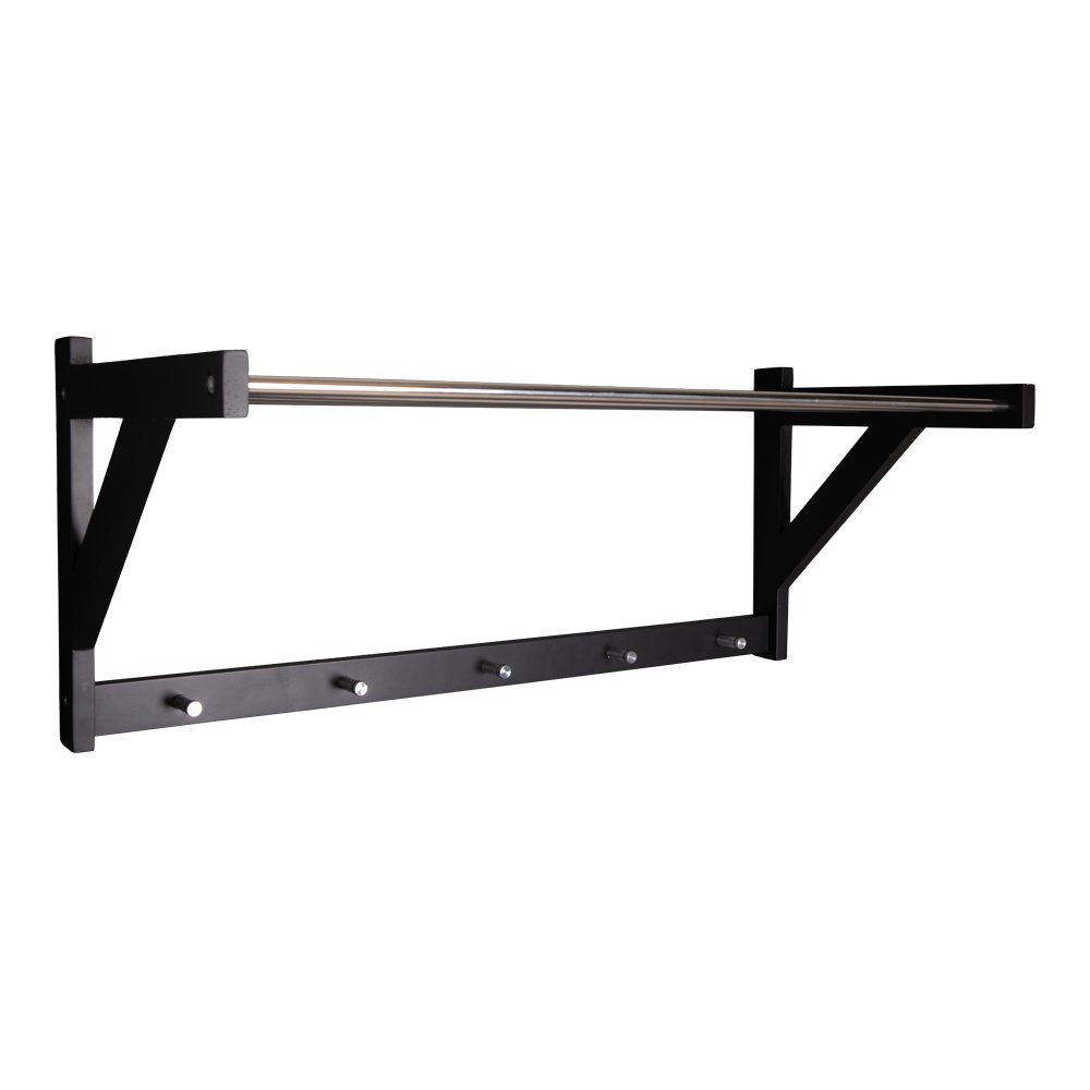 ebuy24 Garderobenhalter Paige Wandgarderobe schwarz.