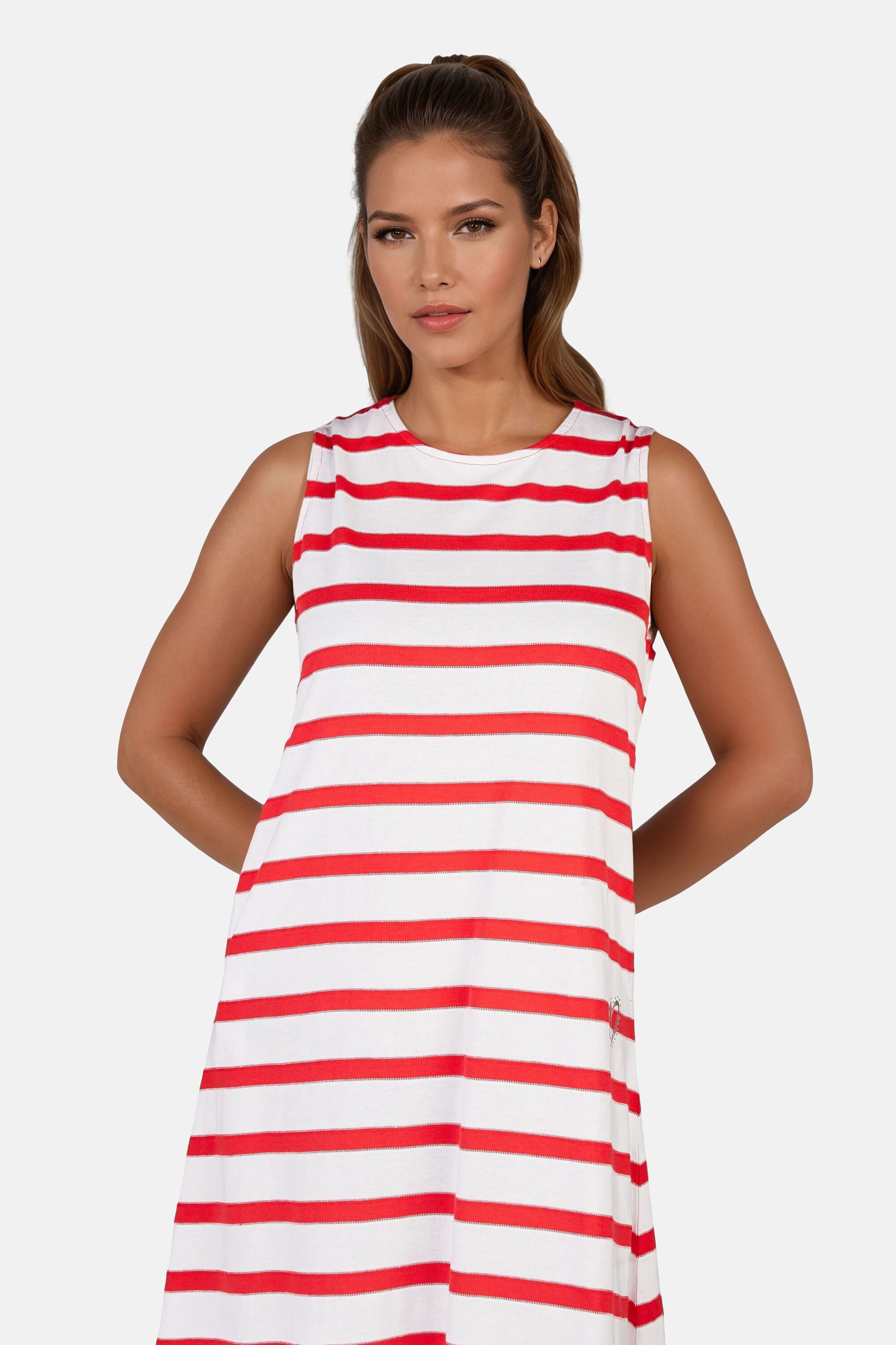 NAVIGAZIONE Shirtkleid (1-tlg) Streifenmuster