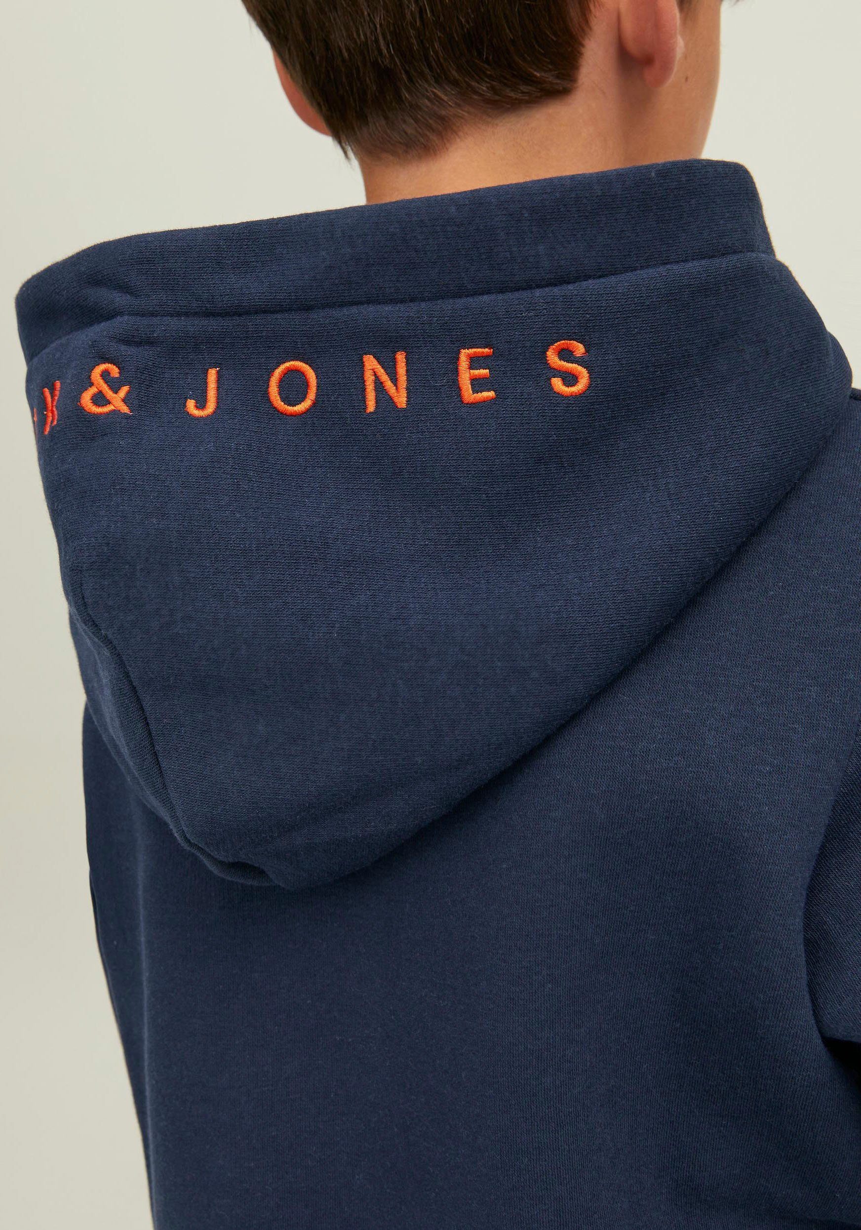 Jack & Jones Junior Kapuzensweatshirt SWEAR navy HOOD blazer JJESTAR ROOF