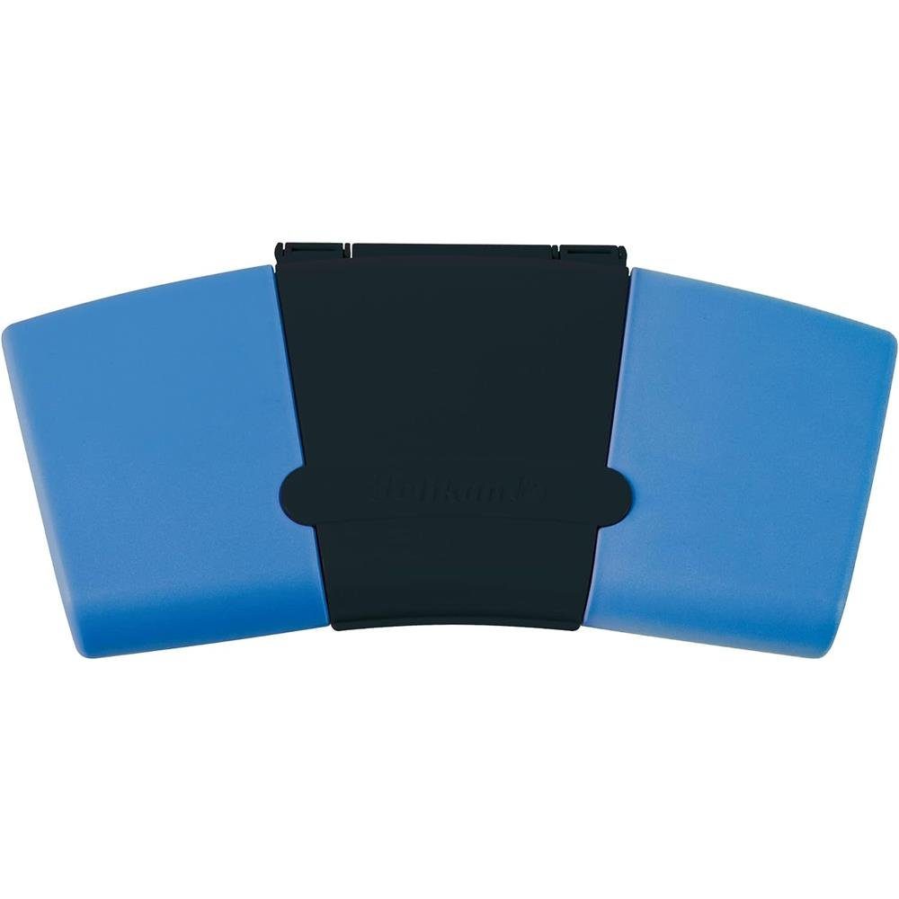 Pelikan Farbkasten ProColor® Schwarz/Blau mit 24 Farben, und Deckweiß Malkasten Schulmalfarben