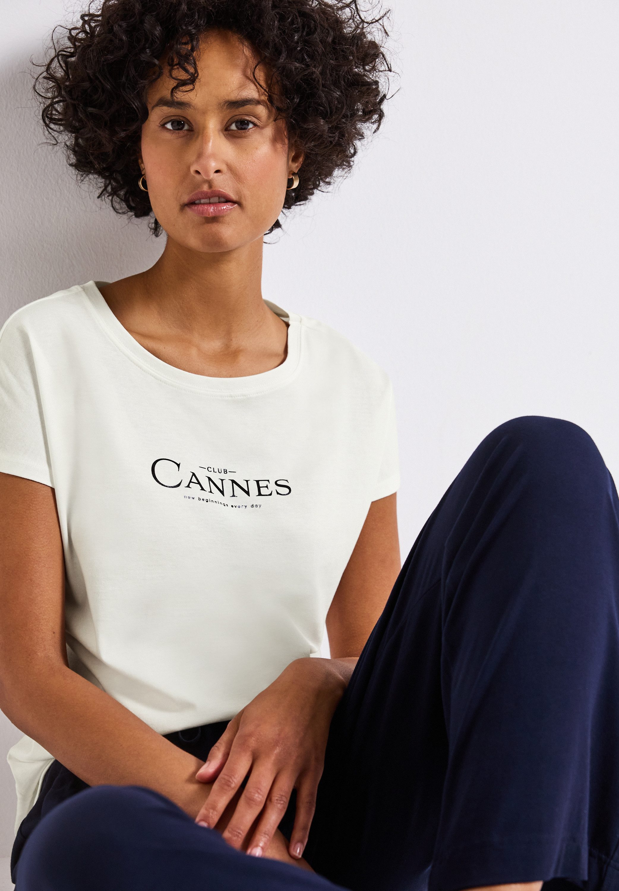 STREET ONE T-Shirt, im soften Baumwoll-Mix günstig online kaufen