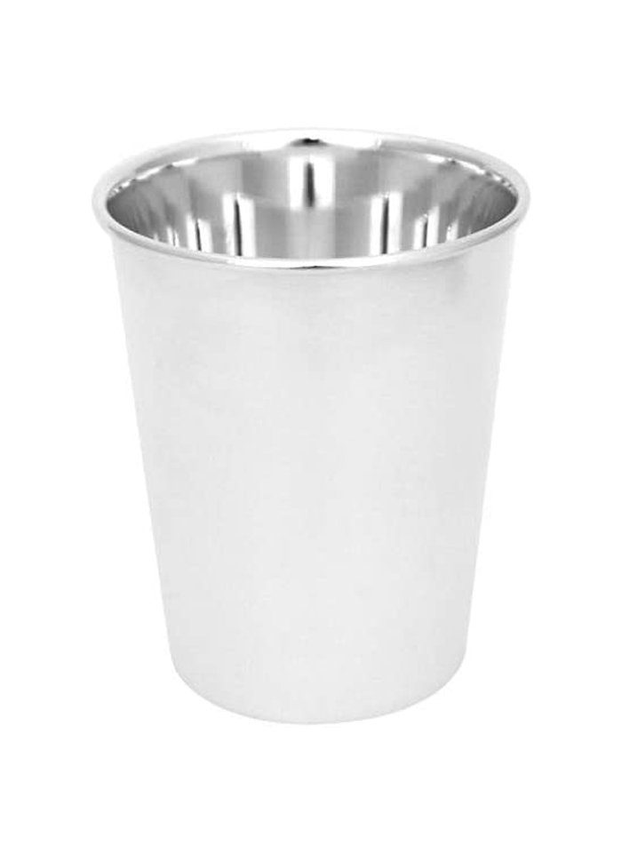 Brillibrum Becher Trinkbecher Metall versilbert antibakeriell Becher Metallbecher