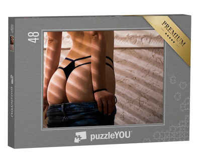 puzzleYOU Puzzle Sexy Hintern in sexy Dessous, 48 Puzzleteile, puzzleYOU-Kollektionen Erotik