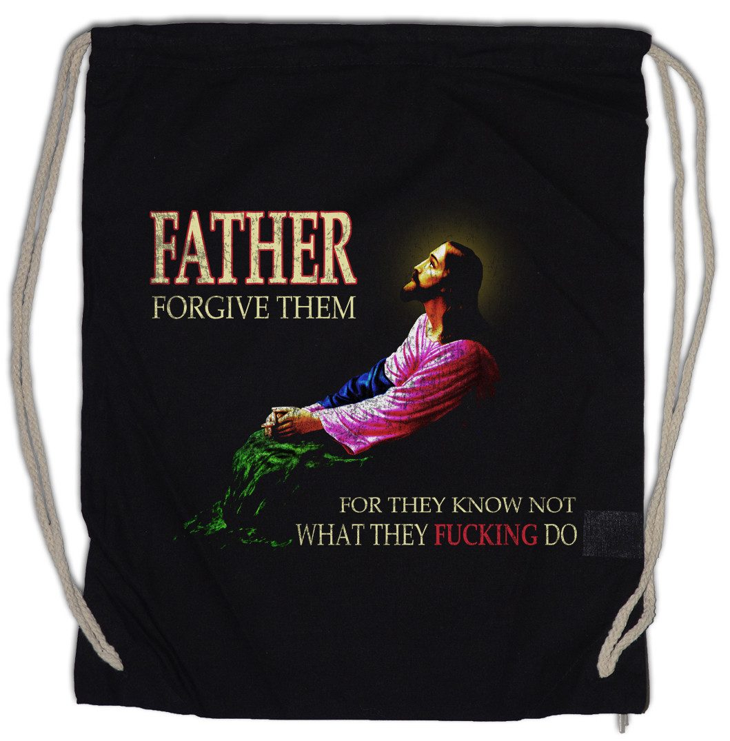 Turnbeutel Father Forgive Them Turnbeutel Jesus Christ Christus Kirche Religion