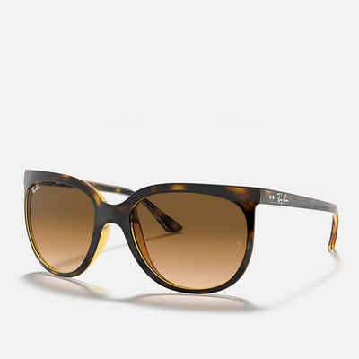 Ray-Ban Sonnenbrille Ray-Ban Cats 1000 RB4126 710/51 57 Light Havana Clear Gradient Brown