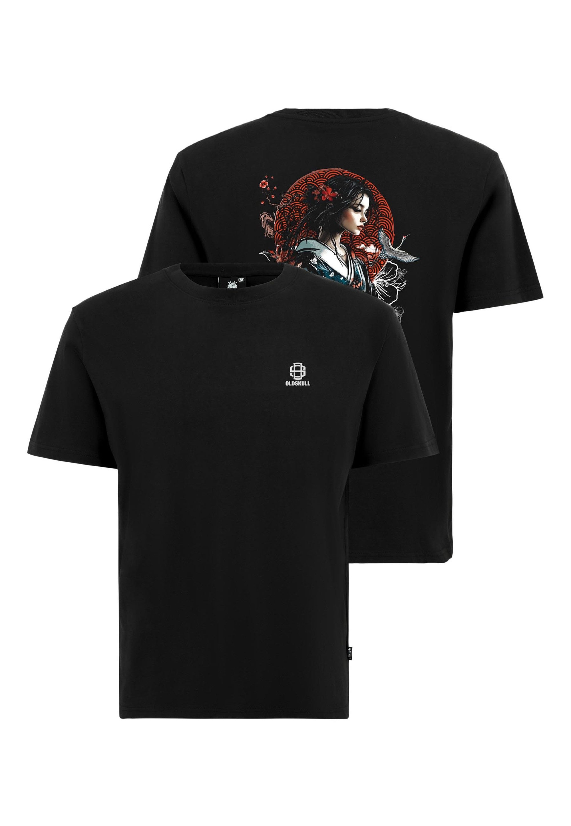 T-Shirt Asian Blossom Queen Logo Graphic