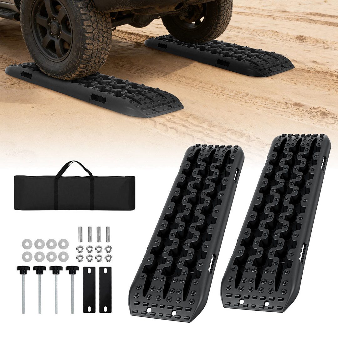 Clanmacy Anfahrhilfe 2x Anfahrhilfe Sandbleche 10T 105x30x6 cm für 4x4 Wohnmobil – Bild 4 von 5