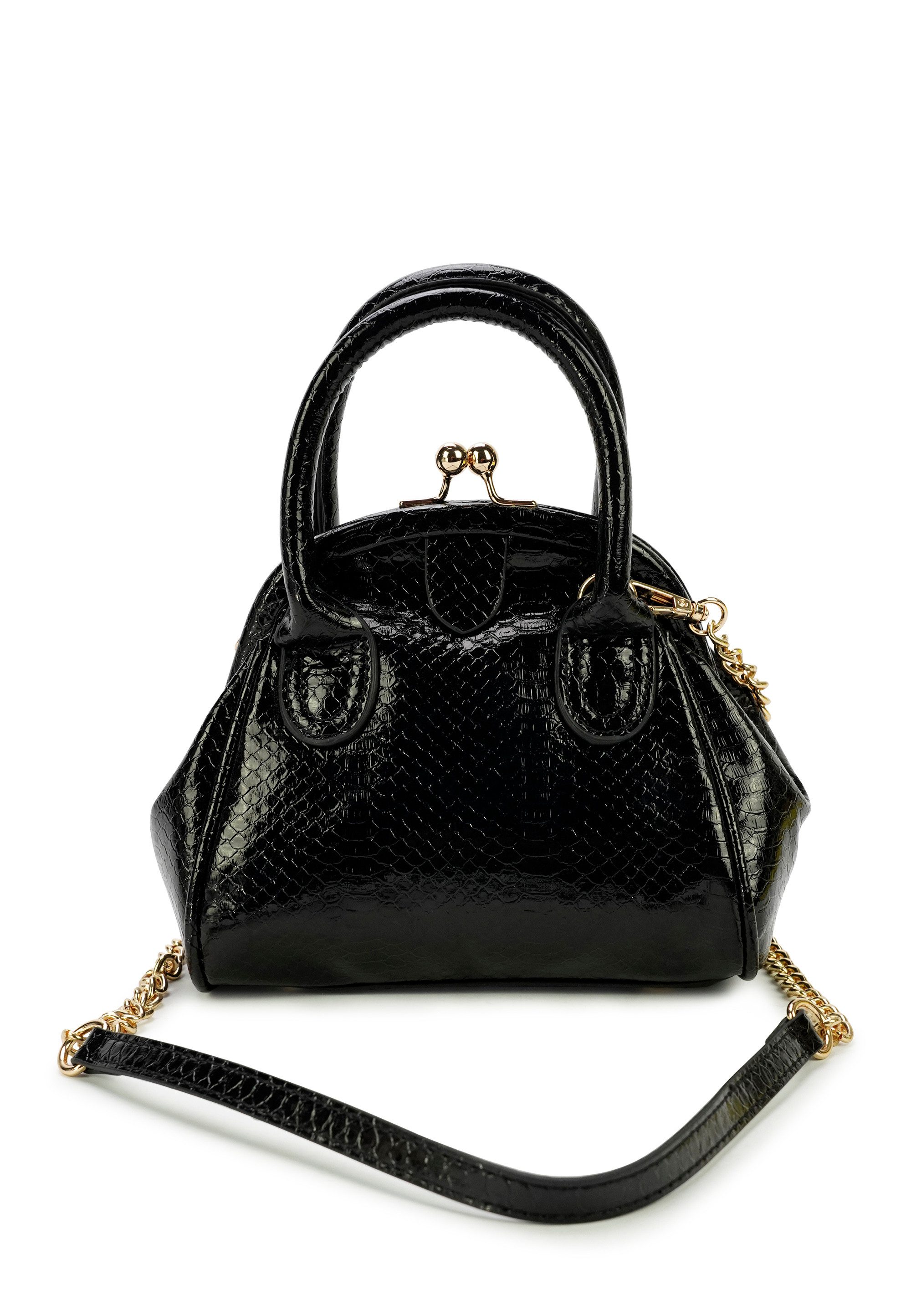 Harpa Henkeltasche VALENTINA, in glänzender Kroko-Optik günstig online kaufen