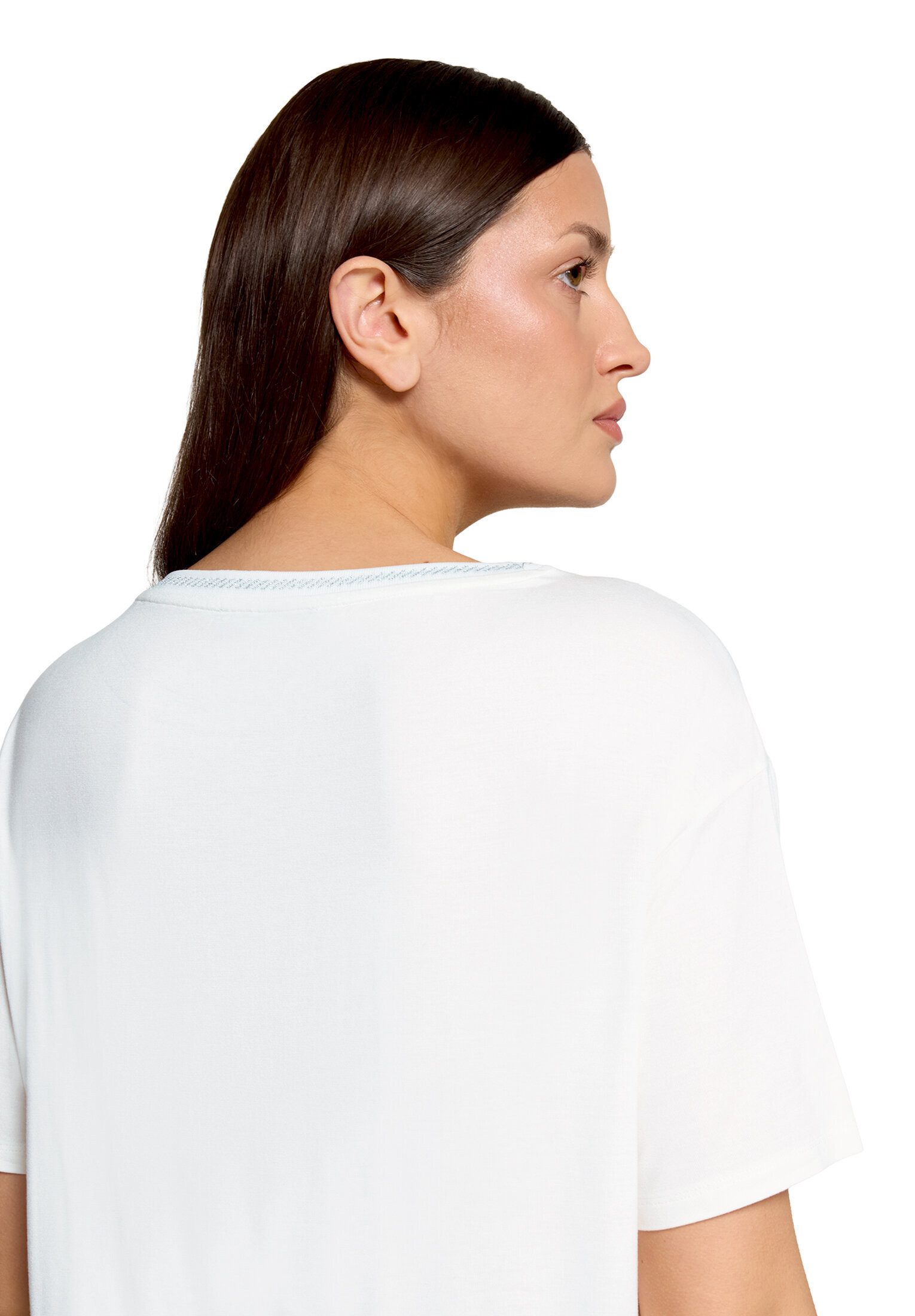 Betty Barclay Kurzarmshirt Damen mit Rippbündchen (1-tlg)