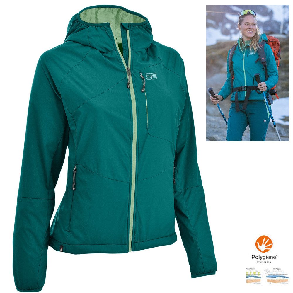 Maul Hardshelljacke MAUL - Fichtelberg Damen Sportjacke – wasserdicht, warm & atmungsaktiv