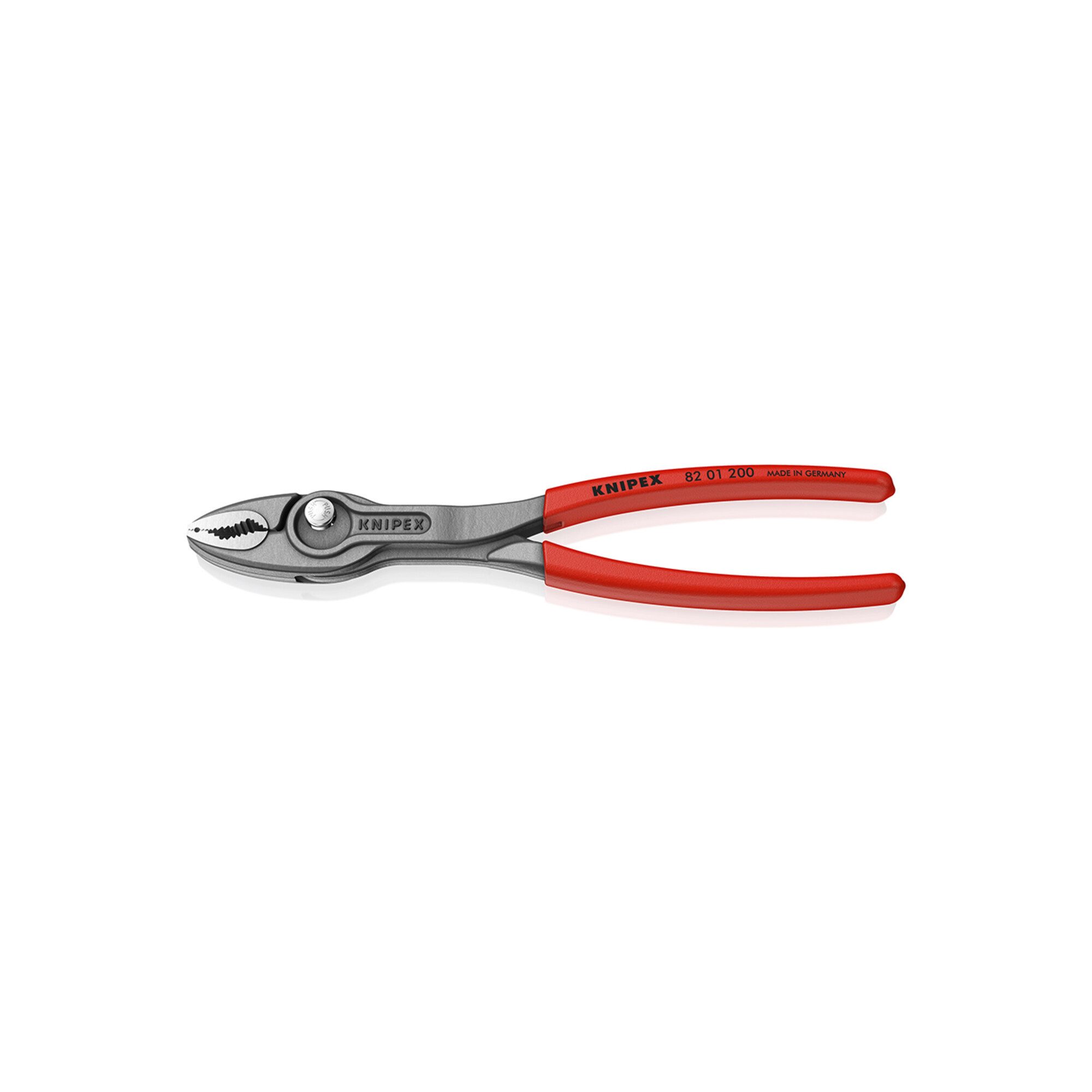 Knipex Wasserpumpenzange KNIPEX 82 01 200 TwinGrip Front- und Seitengreifzange mit rutschhemmen