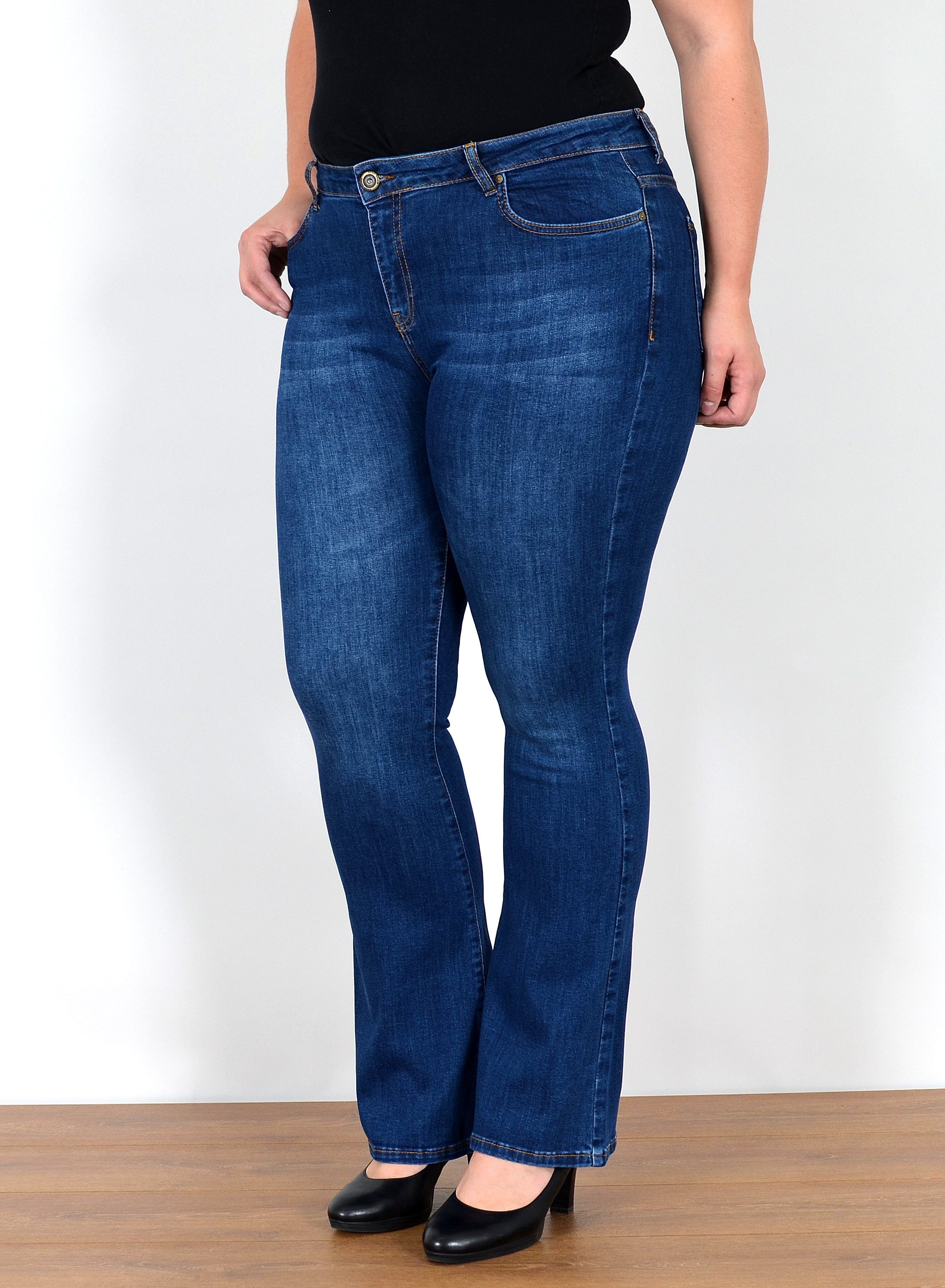 Bootcut-Jeans Bootcut Jeans Damen High Waist Schlaghose Damen Jeans Flared Hose