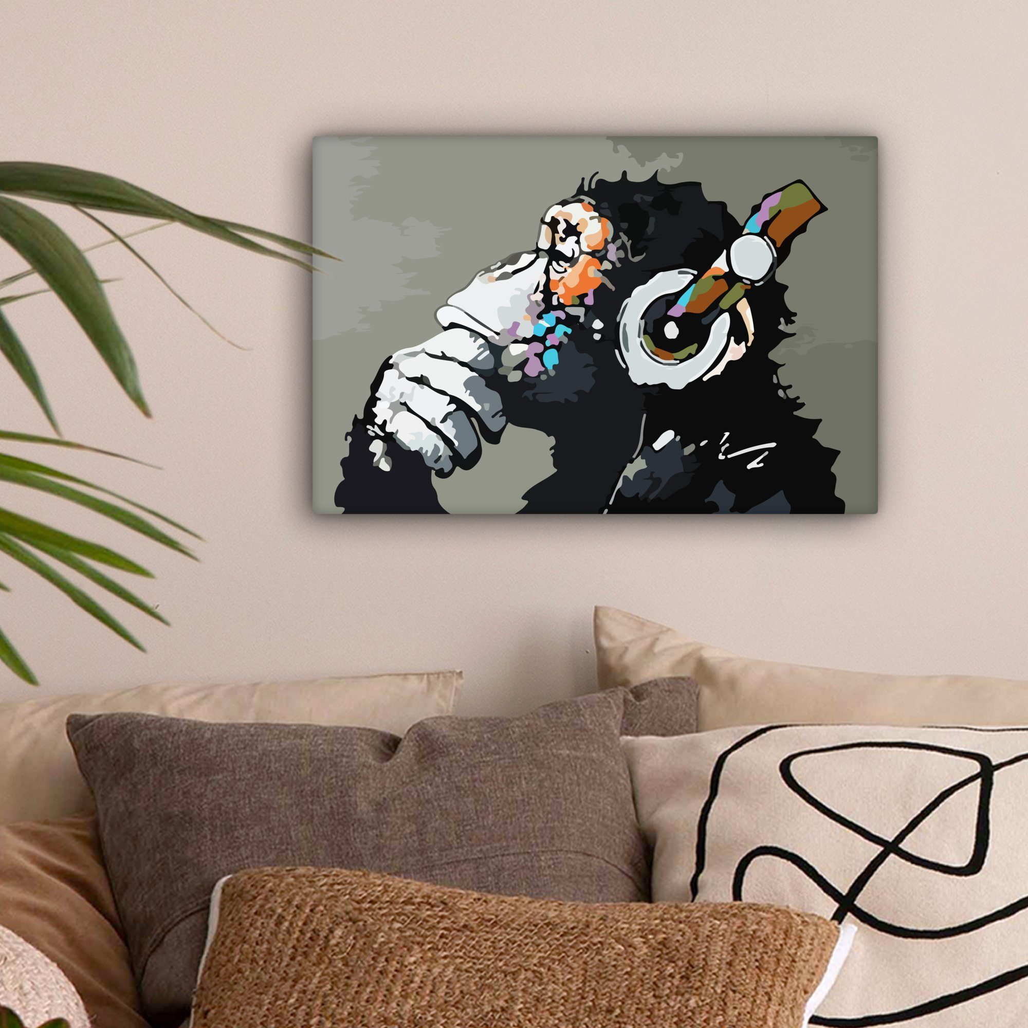 OneMillionCanvasses® Leinwandbild Kunstdrucke - Ölfarbenoptik - günstig online kaufen