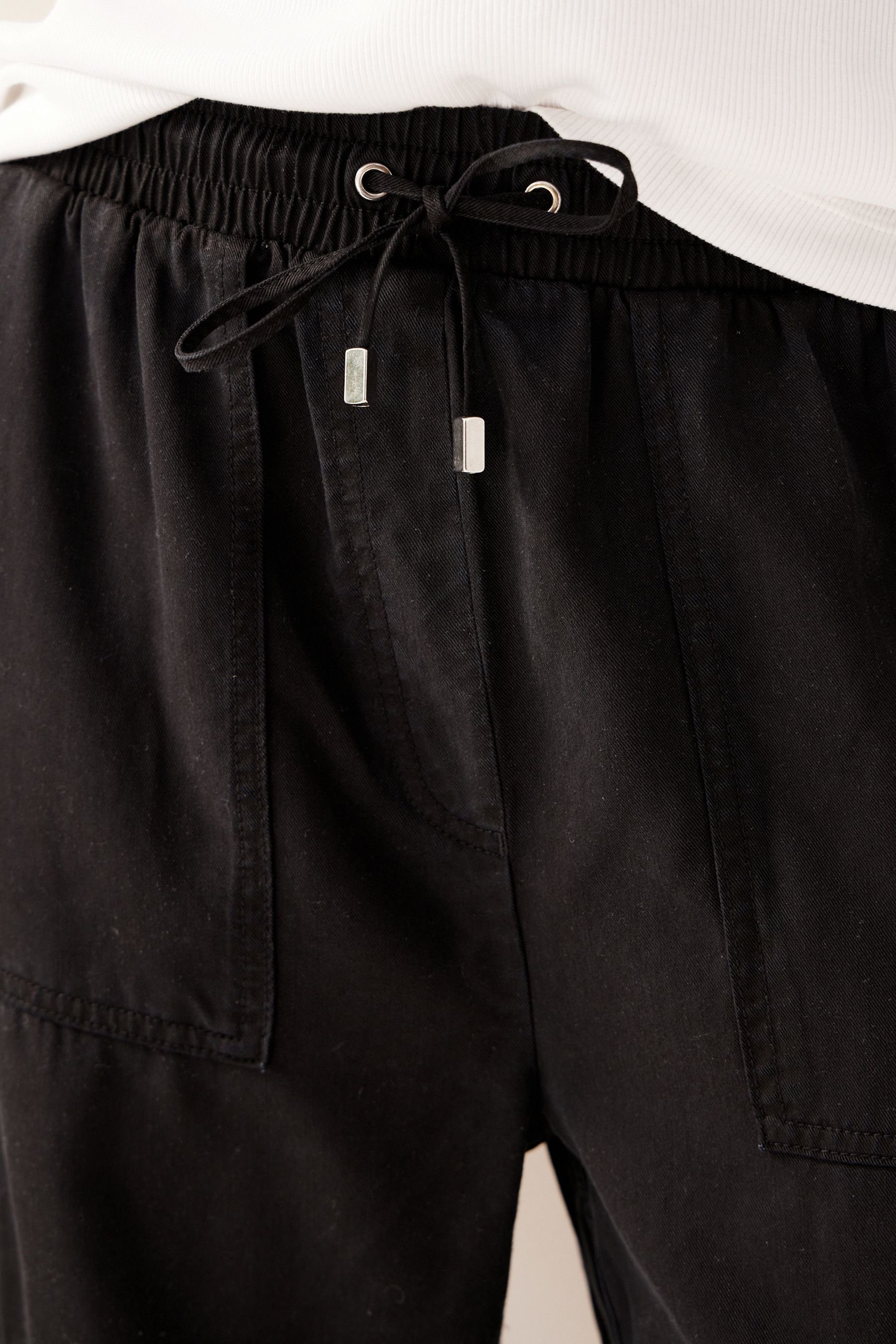 Next Combat-Cargohose (1-tlg) Black Loungehose