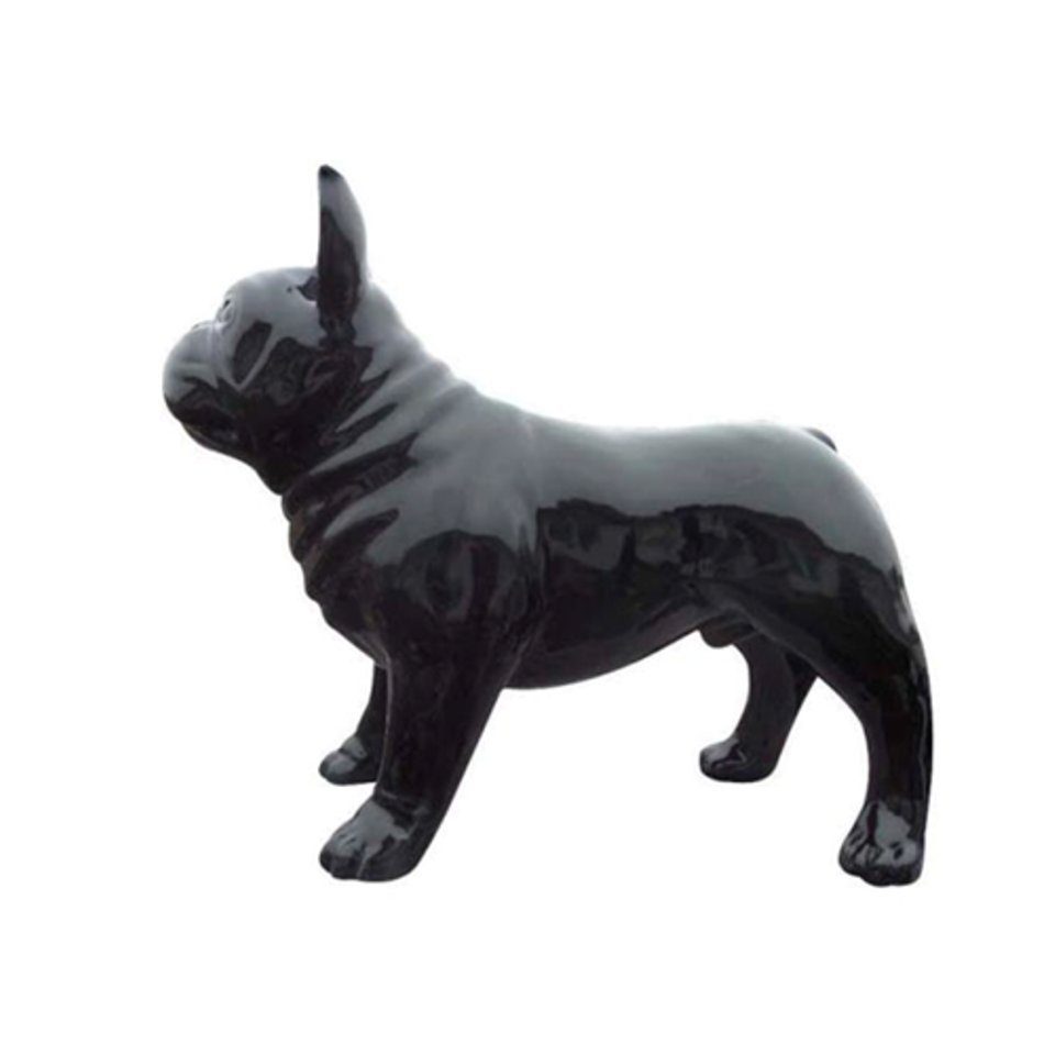 JVmoebel Skulptur Abstrakt 100cm Hund Figur Statue Skulptur Deko Garten Design Statuen Dekoration