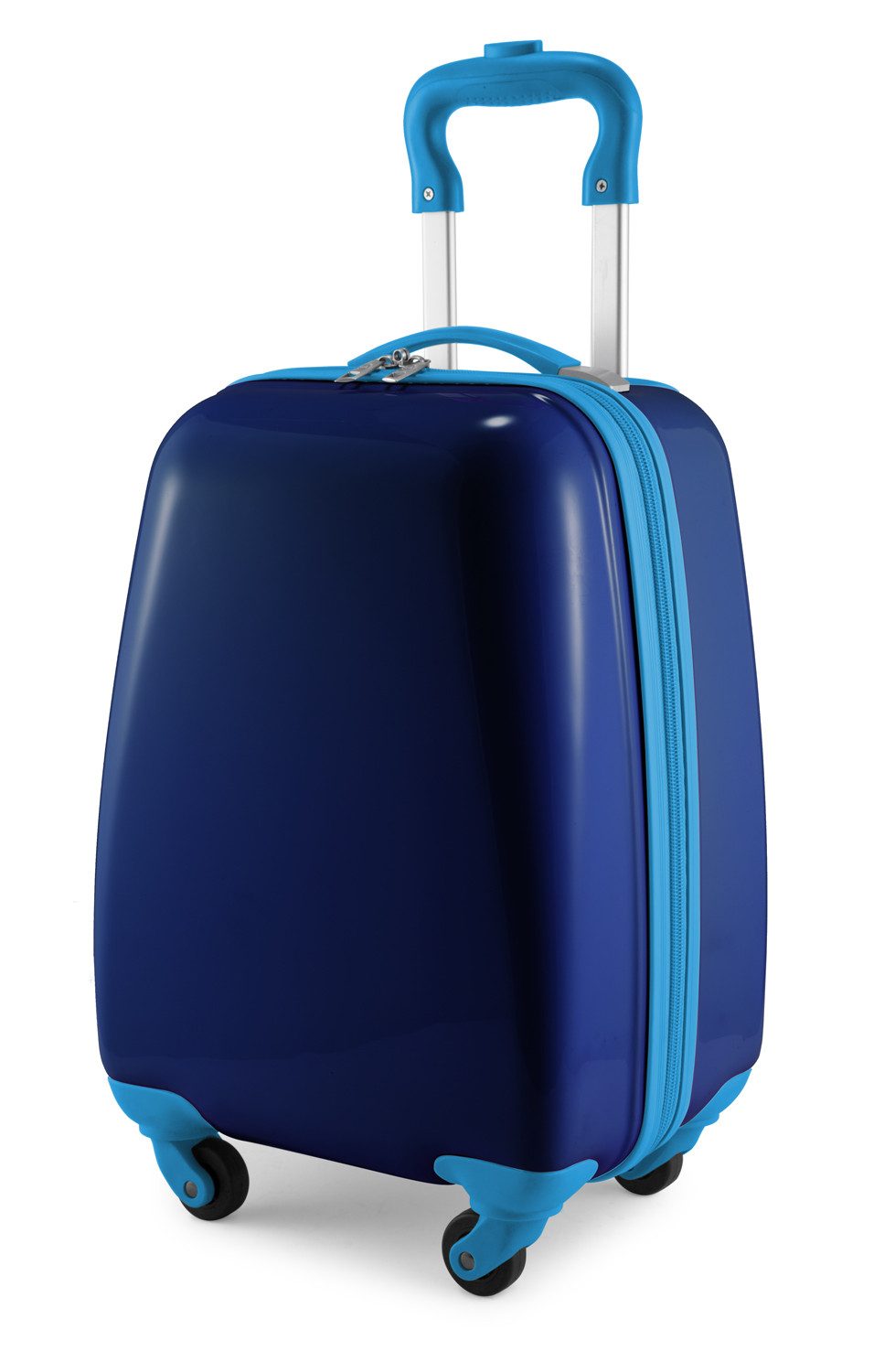Hauptstadtkoffer Handgepäckkoffer For Kids, 4 Rollen, Kinderkoffer Kindertrolley Koffer Monster