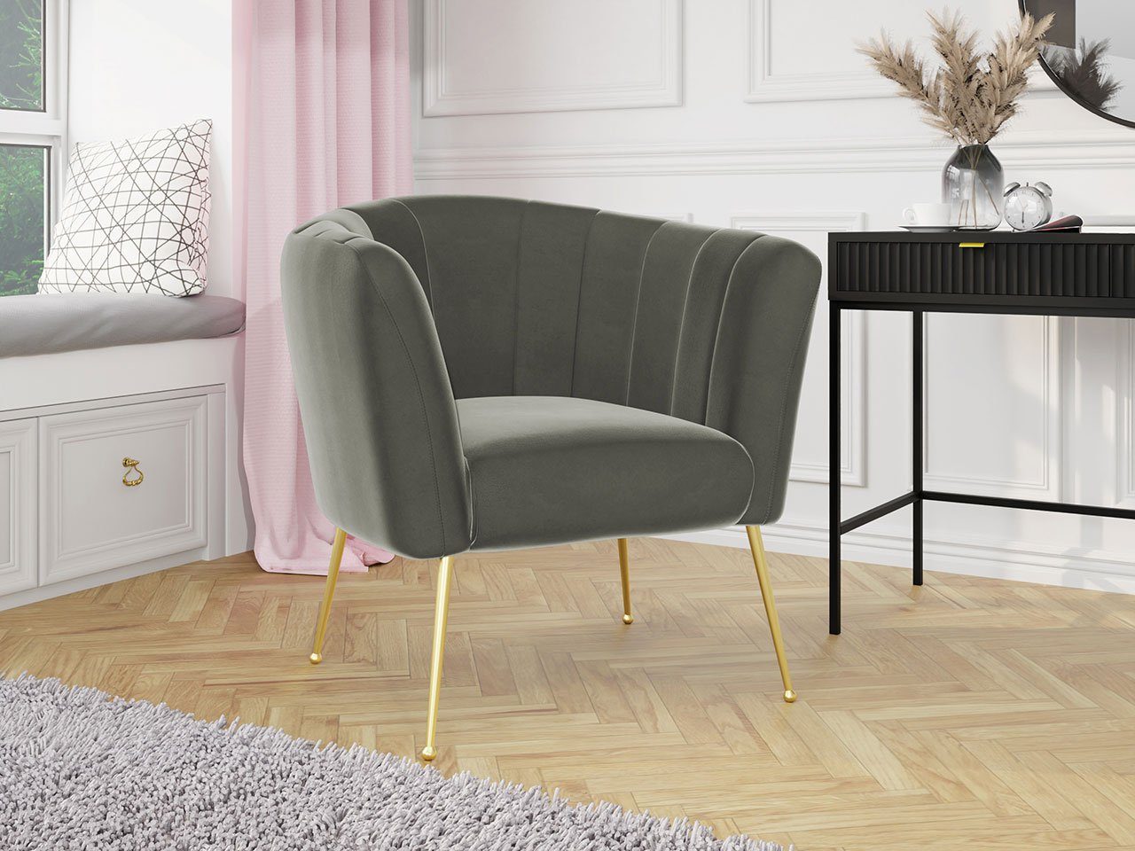 Mirjan24 Giliali, Sessel Armsessel, 2217 Magic Armchair, Velvet Fernsehsessel Polstersessel, Stilvoll