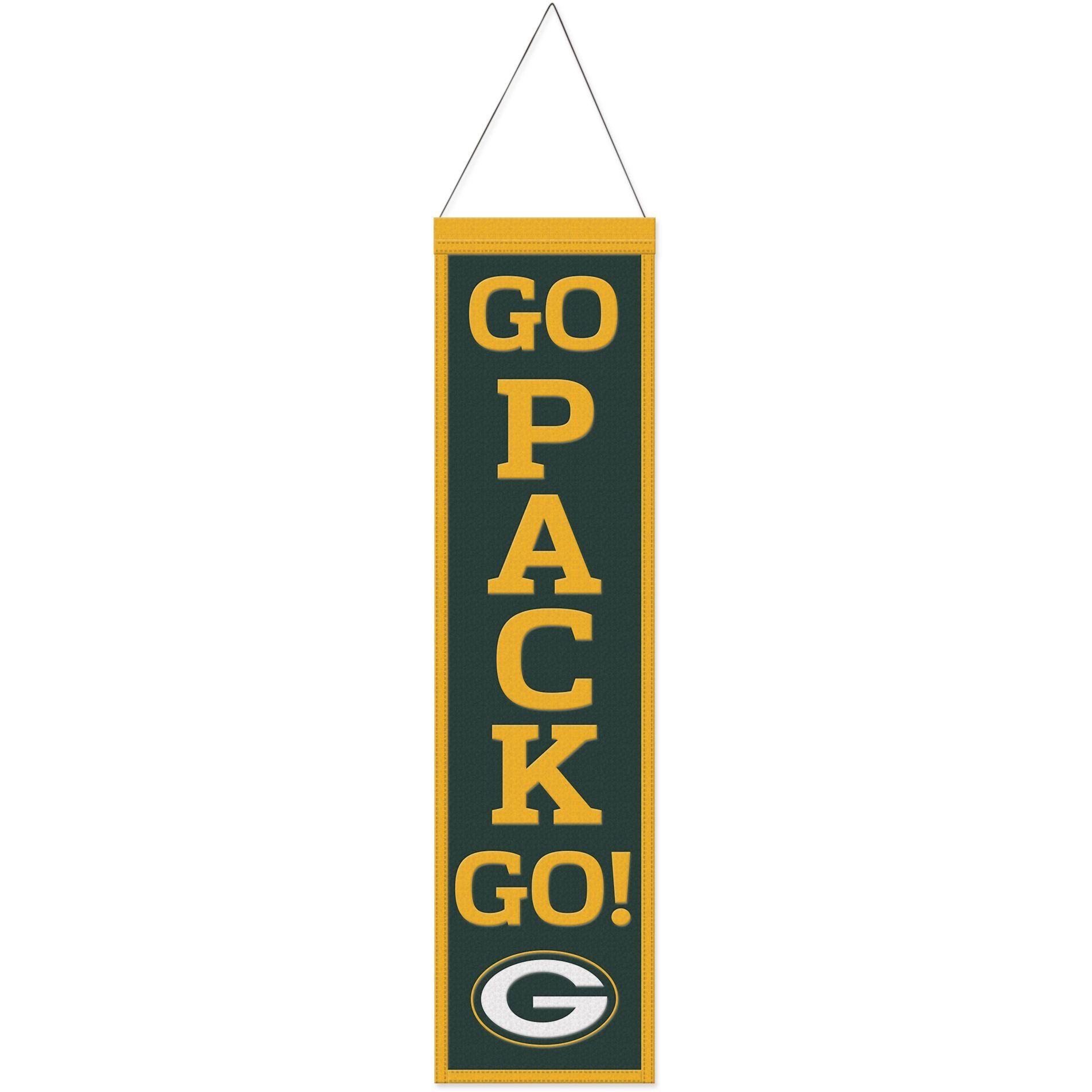 WinCraft Wanddekoobjekt NFL Teams SLOGAN Wool Banner 80x20cm