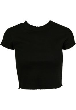 URBAN CLASSICS Strandshirt Damen Ladies Cropped Rib Tee 2-Pack (1-tlg)