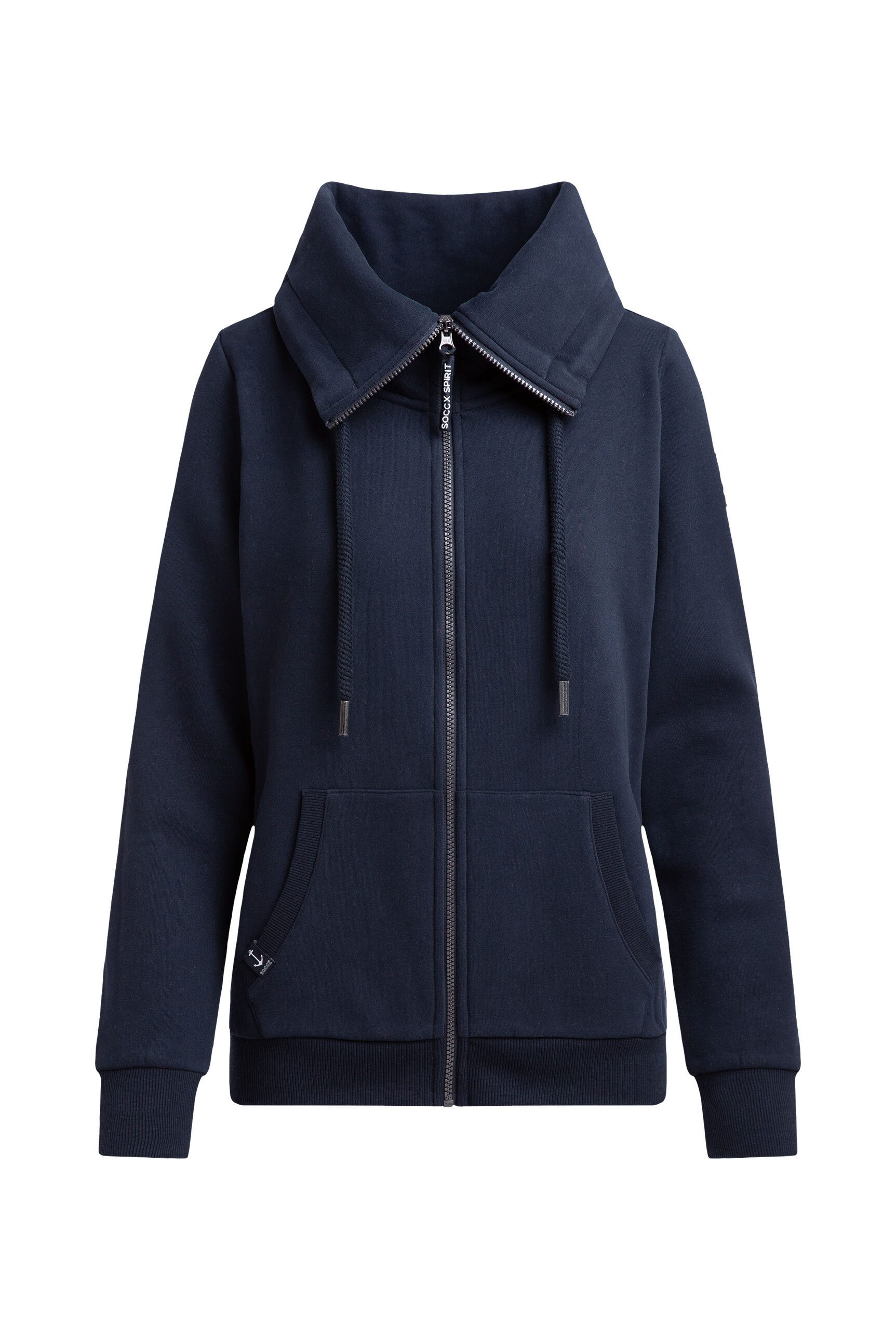 SOCCX Sweatjacke mit weicher Innenseite günstig online kaufen