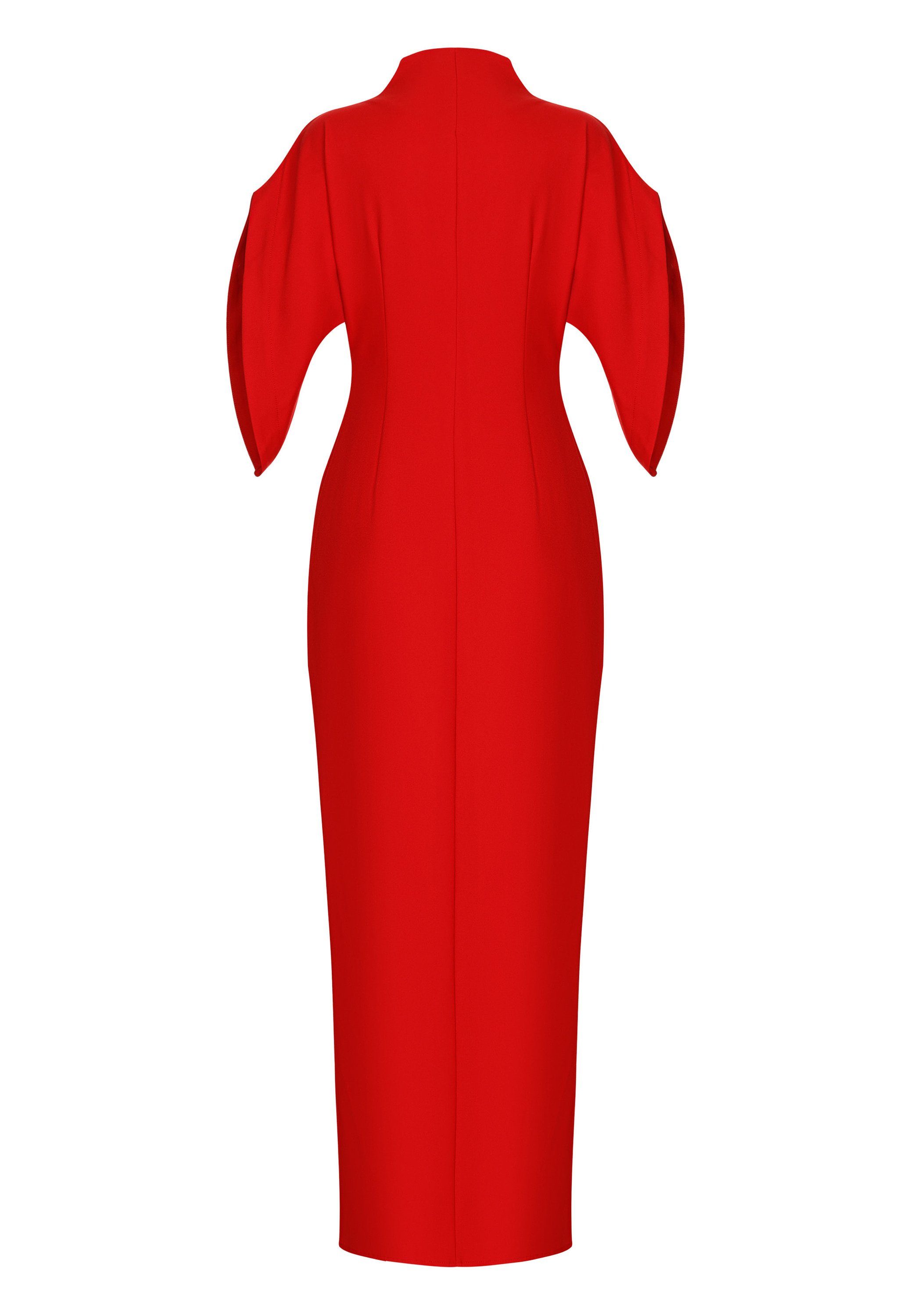 Lea dress Cocktailkleid RED Monosuit NARROW