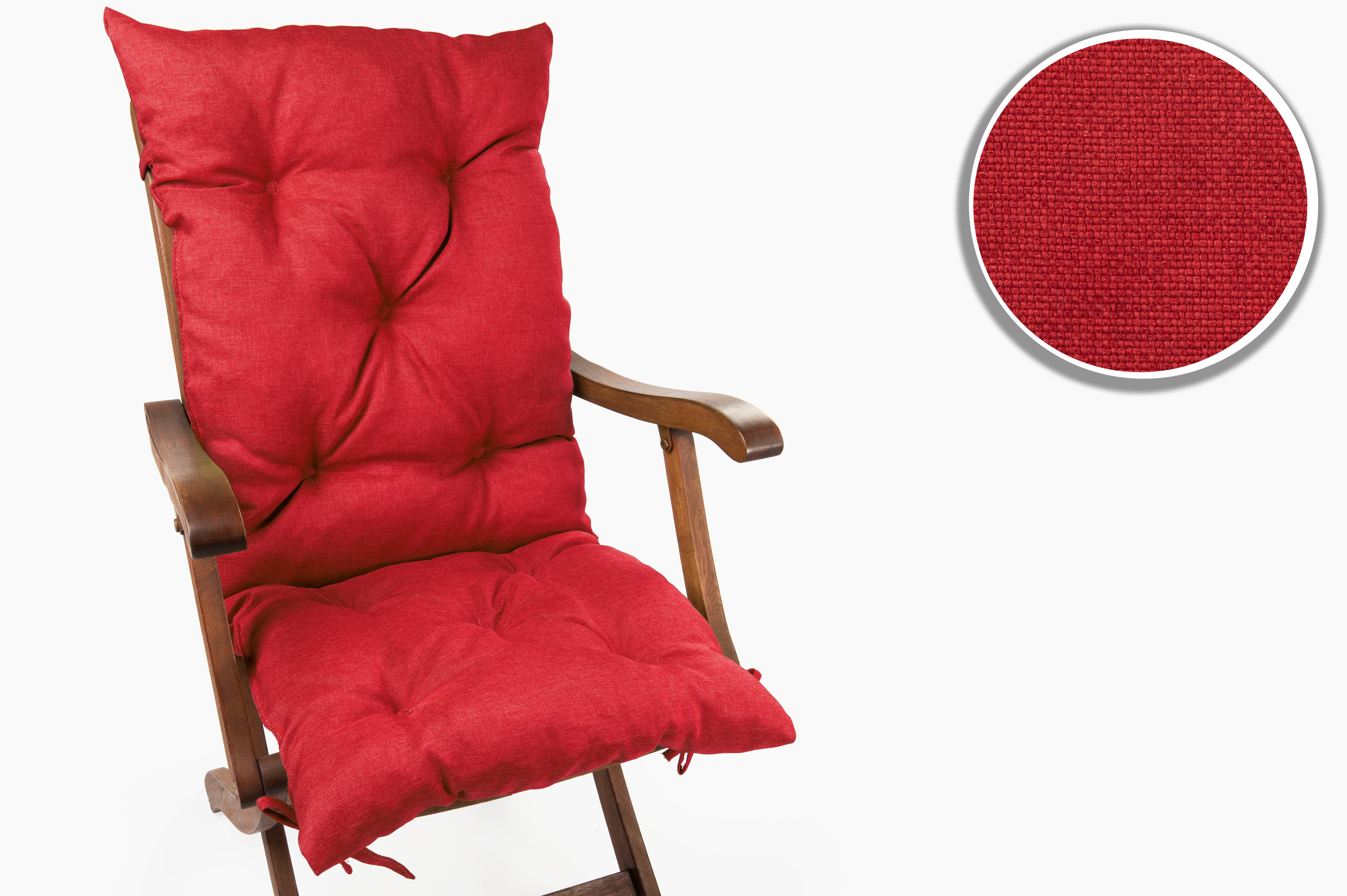 sunnypillow Bankauflage Bankauflage Stuhlkissen viele Farben und Größen zur Auswahl, 50x50x50cm rot