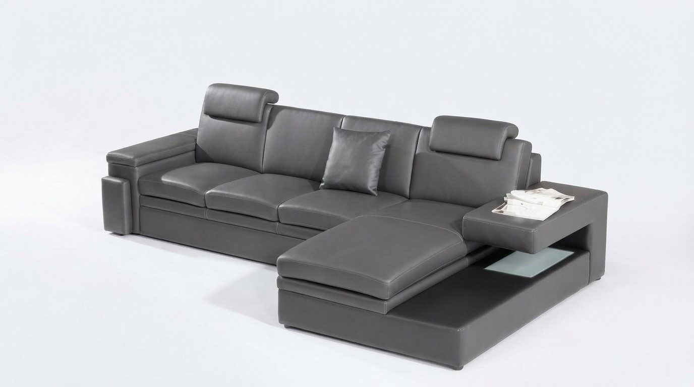 Xlmoebel Ecksofa Moderne Wohnlandschaft mit weicher Polsterung in elegantem Design, Ecksofa, Hergestellt in Europa