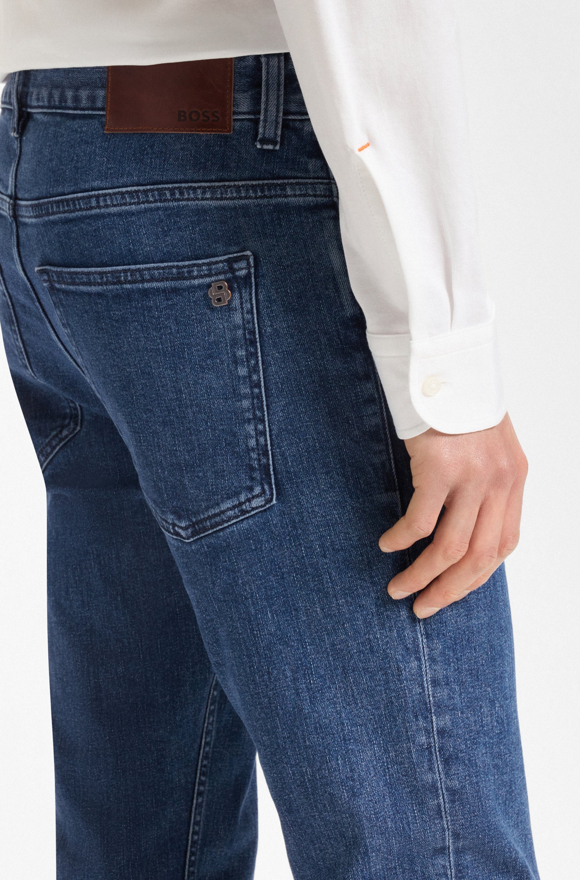 BOSS ORANGE Slim-fit-Jeans Delaware in dezenter günstig online kaufen