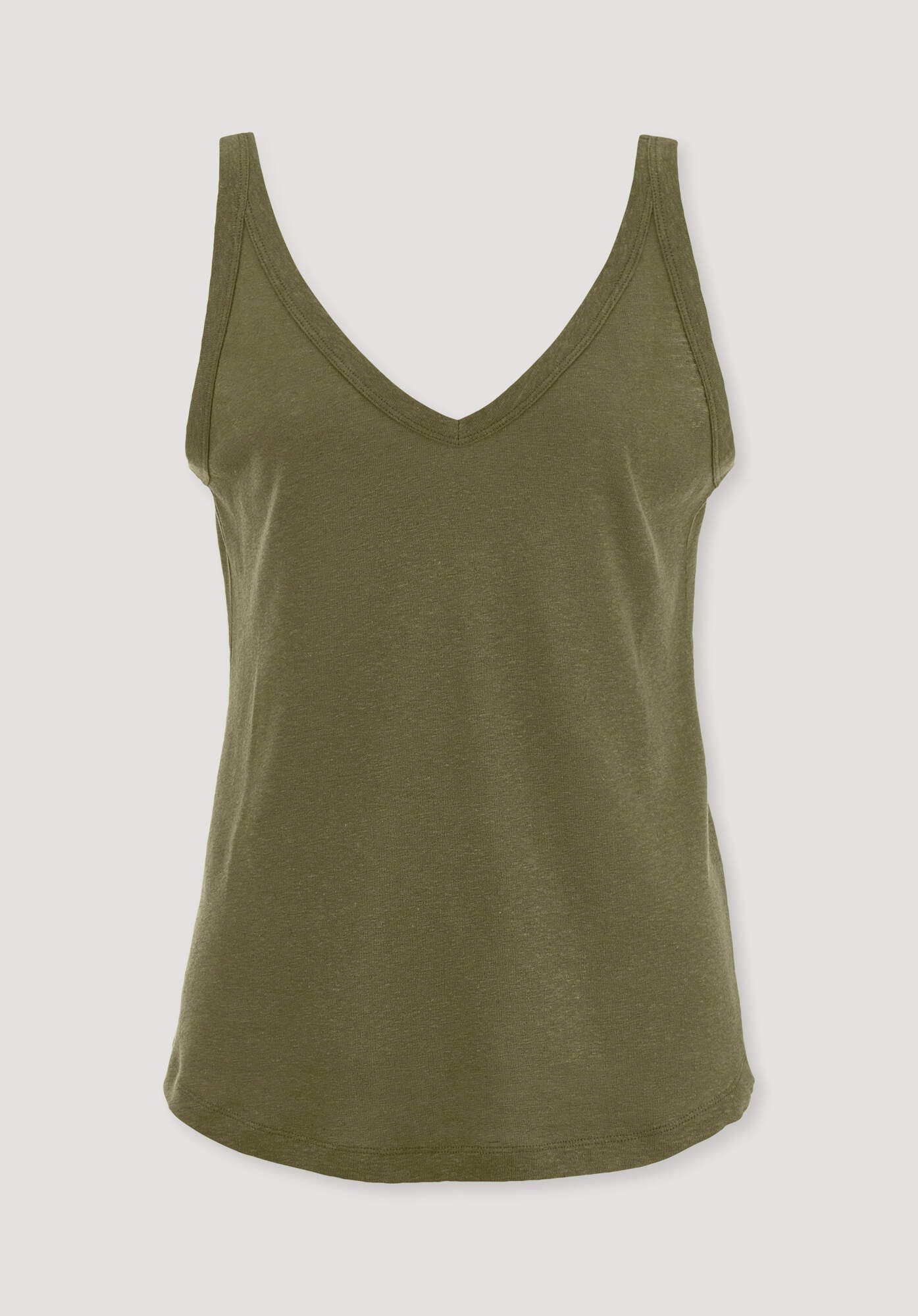 Hessnatur Shirttop Leinen und reiner Bio-Baumwolle (1-tlg)