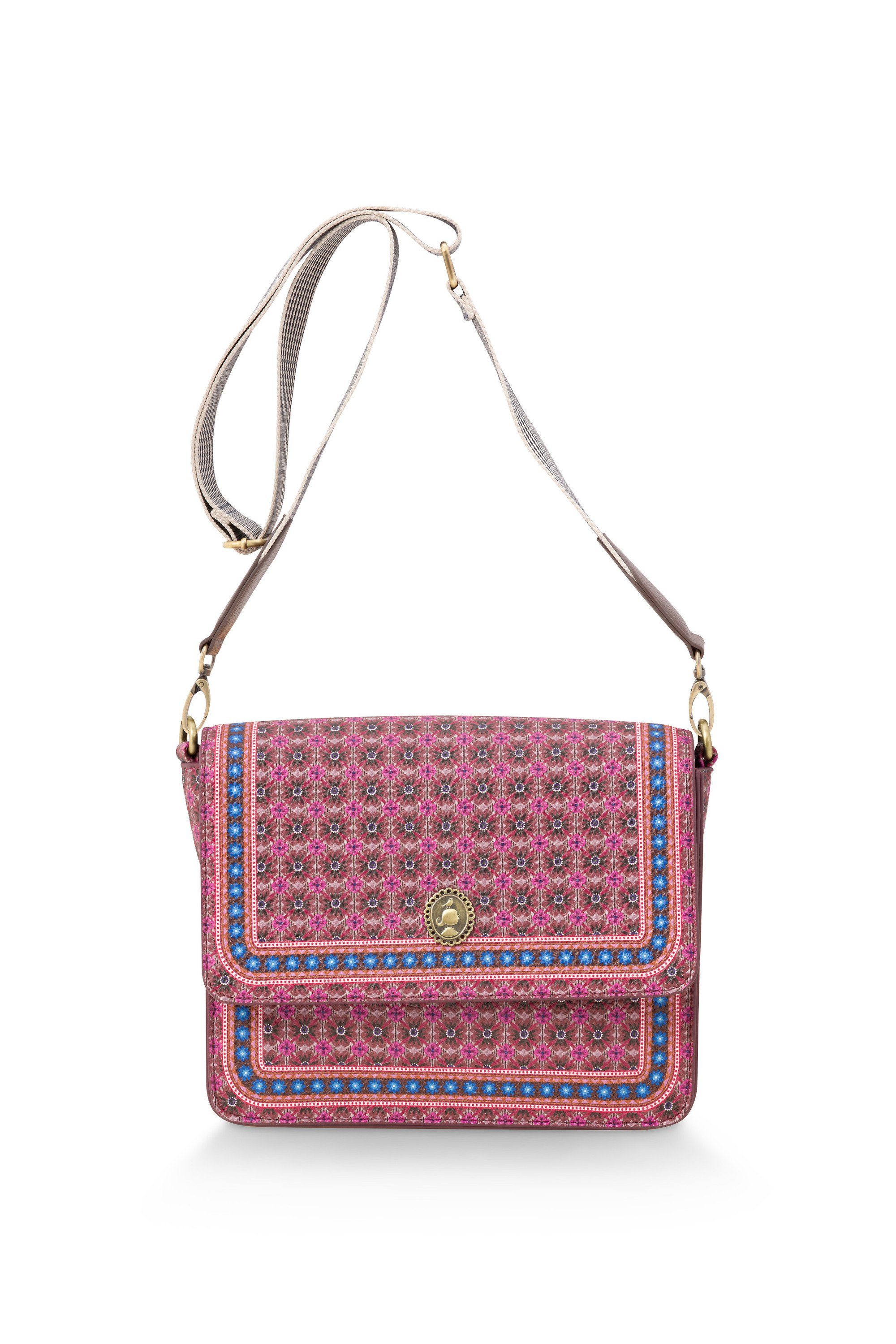 PiP Umhängetasche Studio Cross x Body CLOVER, 16 x pink Pip ‎19 cm, 6 Flap Studio