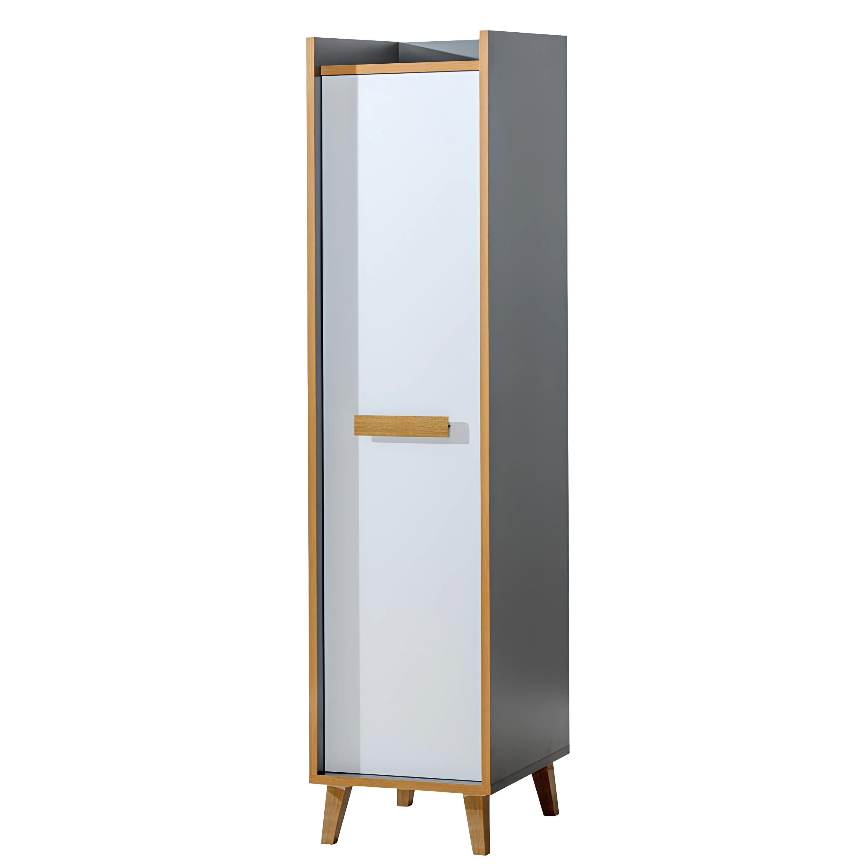 Xlmoebel Kleiderschrank Hochschrank mit Tür und Schubladen in modernem Design (Kleiderschrank) Hergestellt in Europa