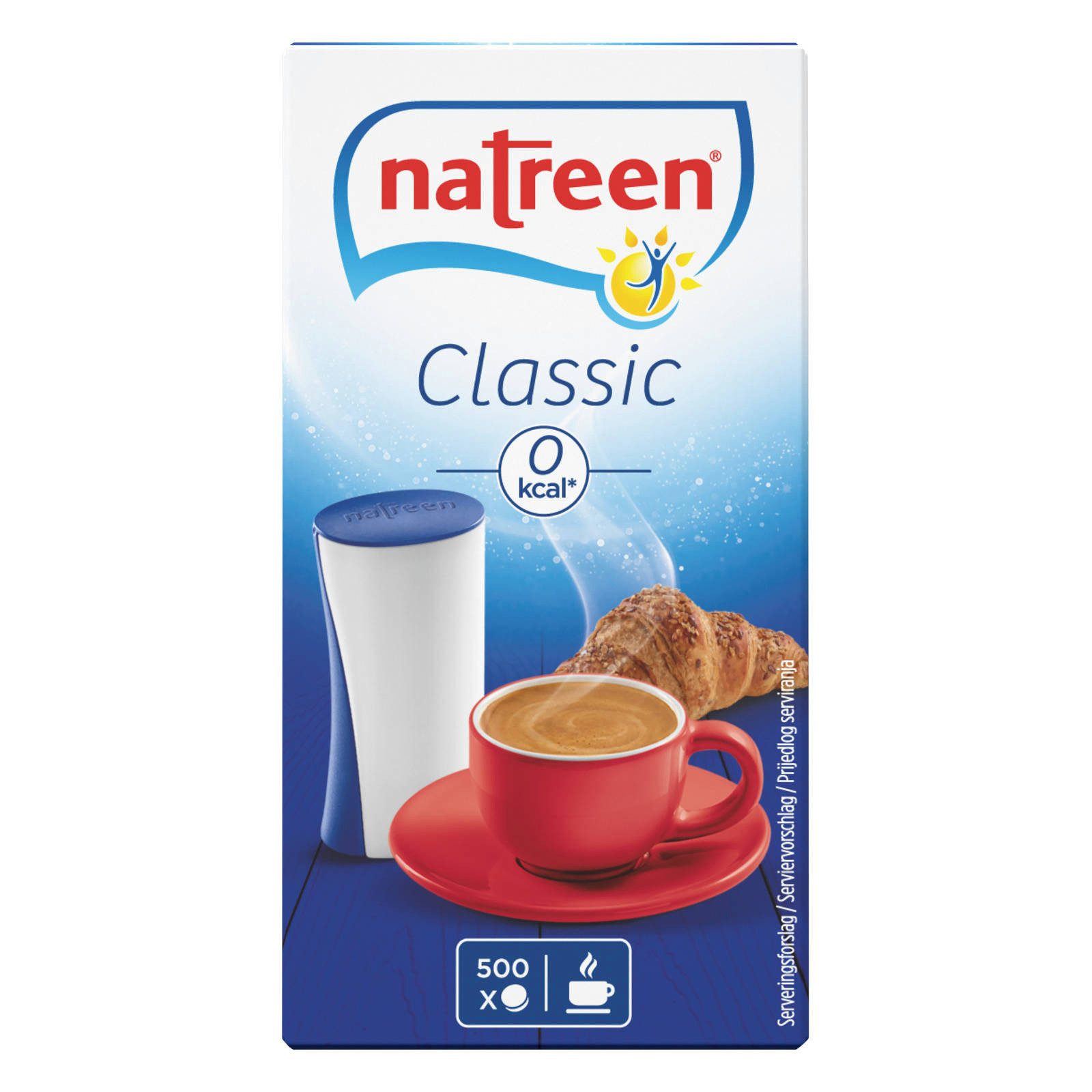 NATREEN Süßungsmittel Süßstoff Classic Tischspender kalorienfrei 12 x 500 Stück, 384 g, (Packung, 12er Pack)