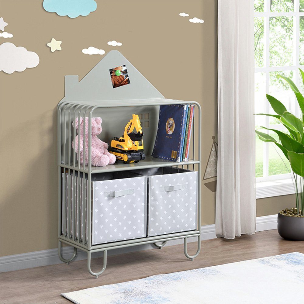 HOME DELUXE Kinderregal TODO S 102 x 61 x 28 cm, inkl. 2 Aufbewahrungsboxen günstig online kaufen