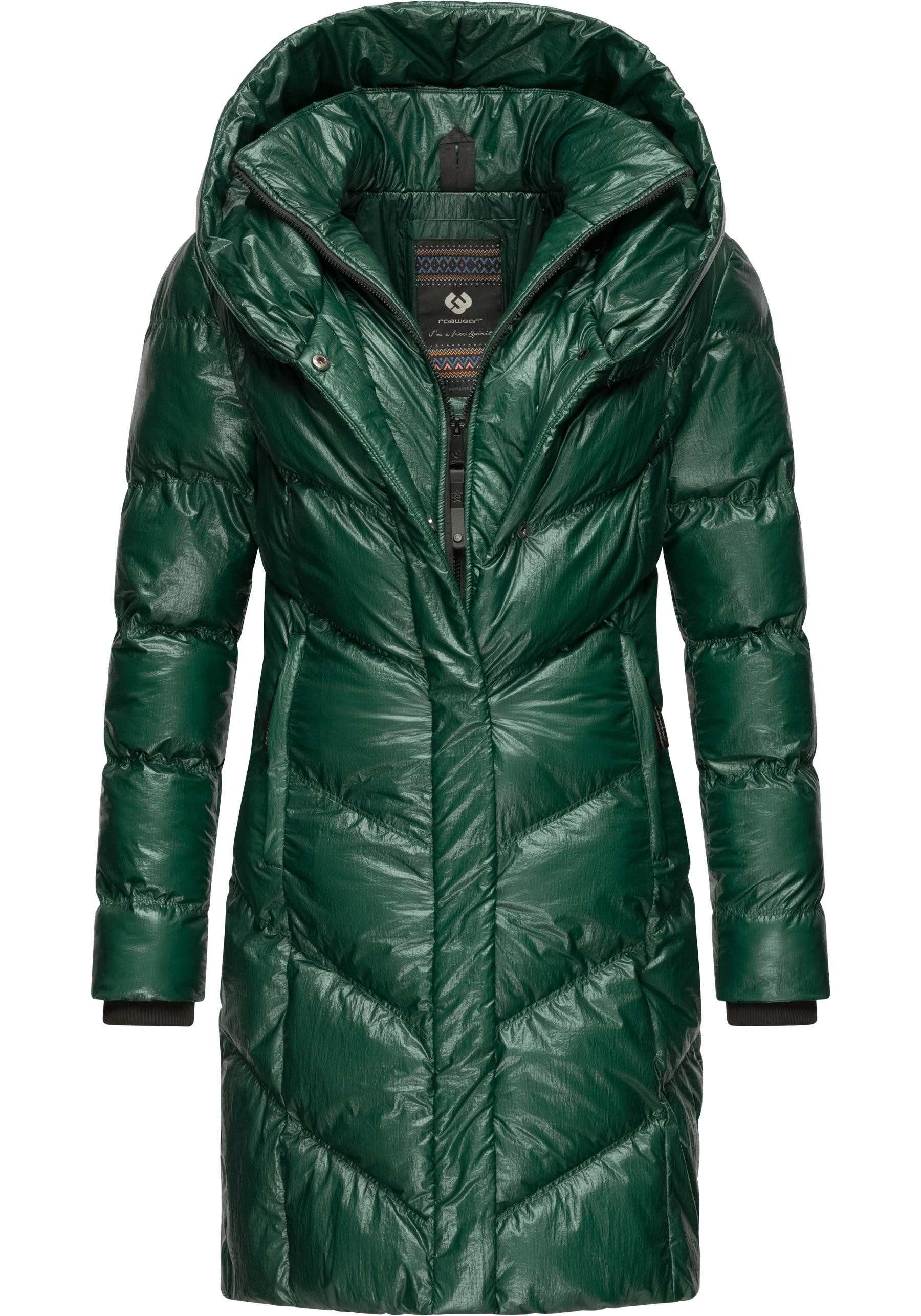 Ragwear Kurzmantel "Natalka Bling", Damen Wintermantel in schimmernder Opti günstig online kaufen