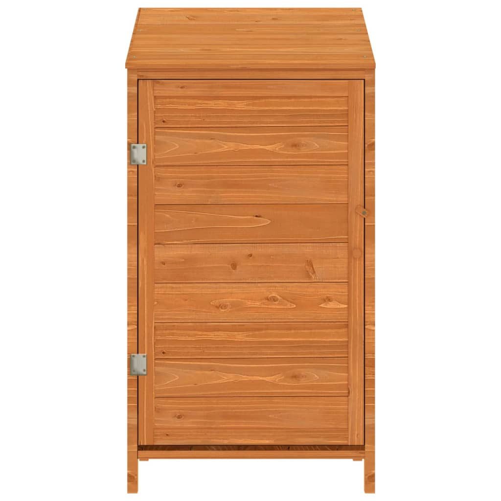vidaXL Garten-Geräteschrank 55 x 52 x 112 cm Geräteschuppen Braun 55x52x112 cm Massivholz Tanne Ga