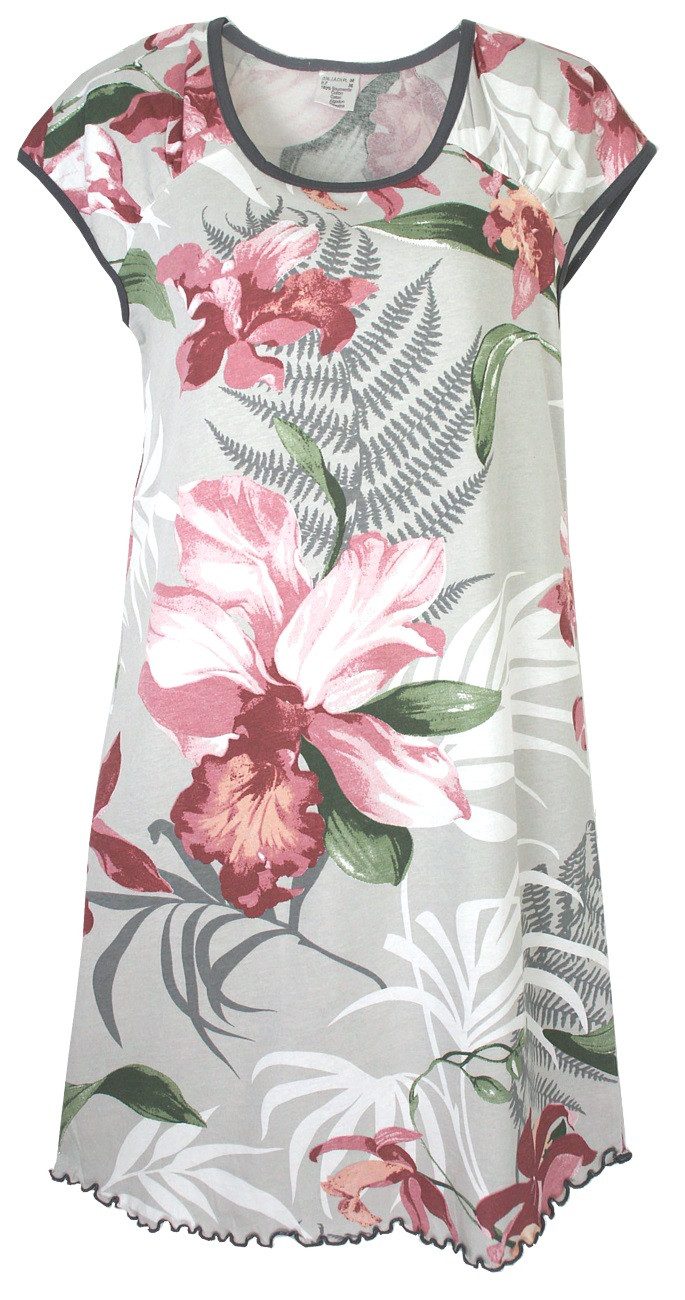 Consult-Tex Nachthemd Damen Nachthemd Big-Shirt Sleepshirt DF617 Blumendruc günstig online kaufen