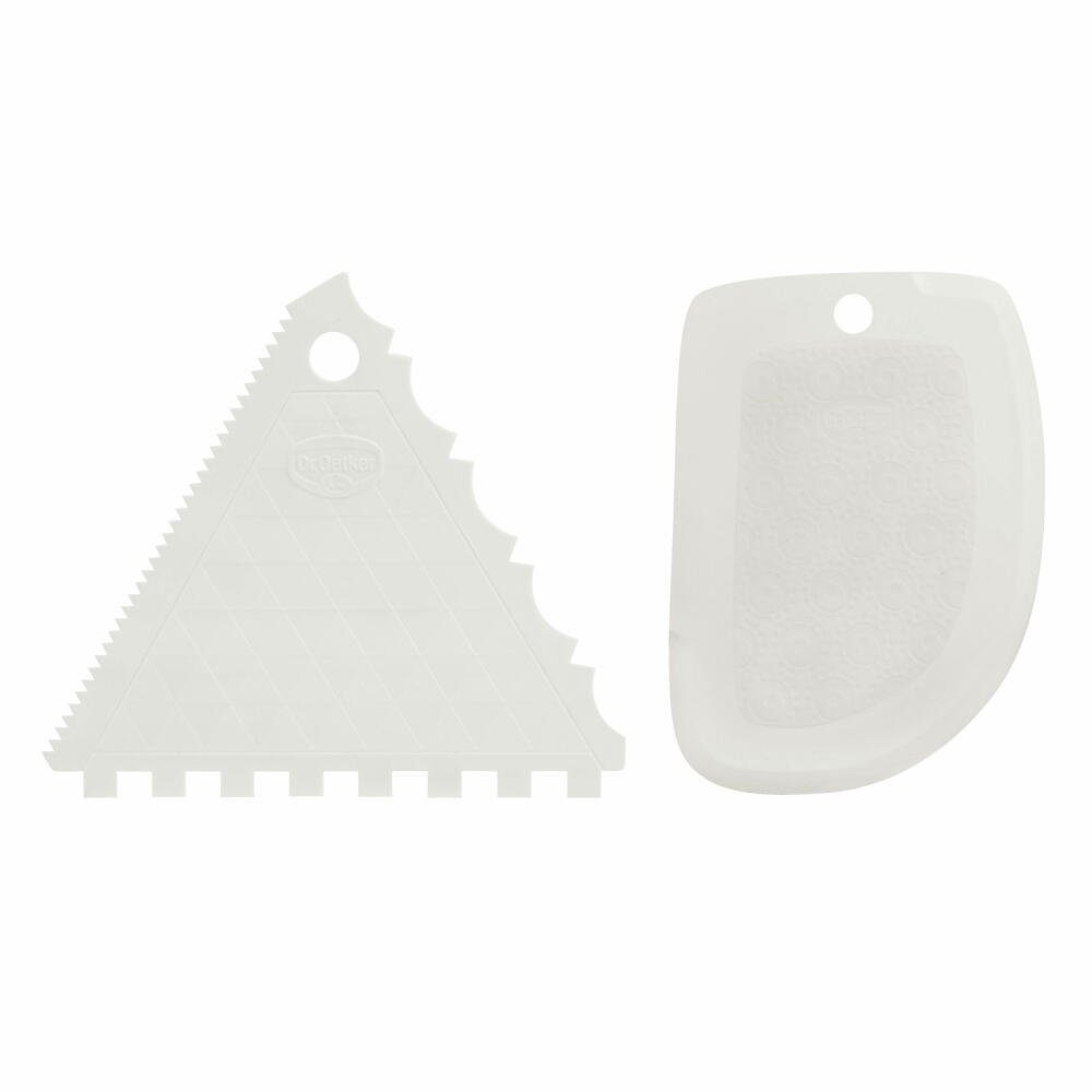 Dr. Oetker Küchenhelfer Teigschaber Kitchen Tools Classic Tortenkamm & Teigschaber-Set