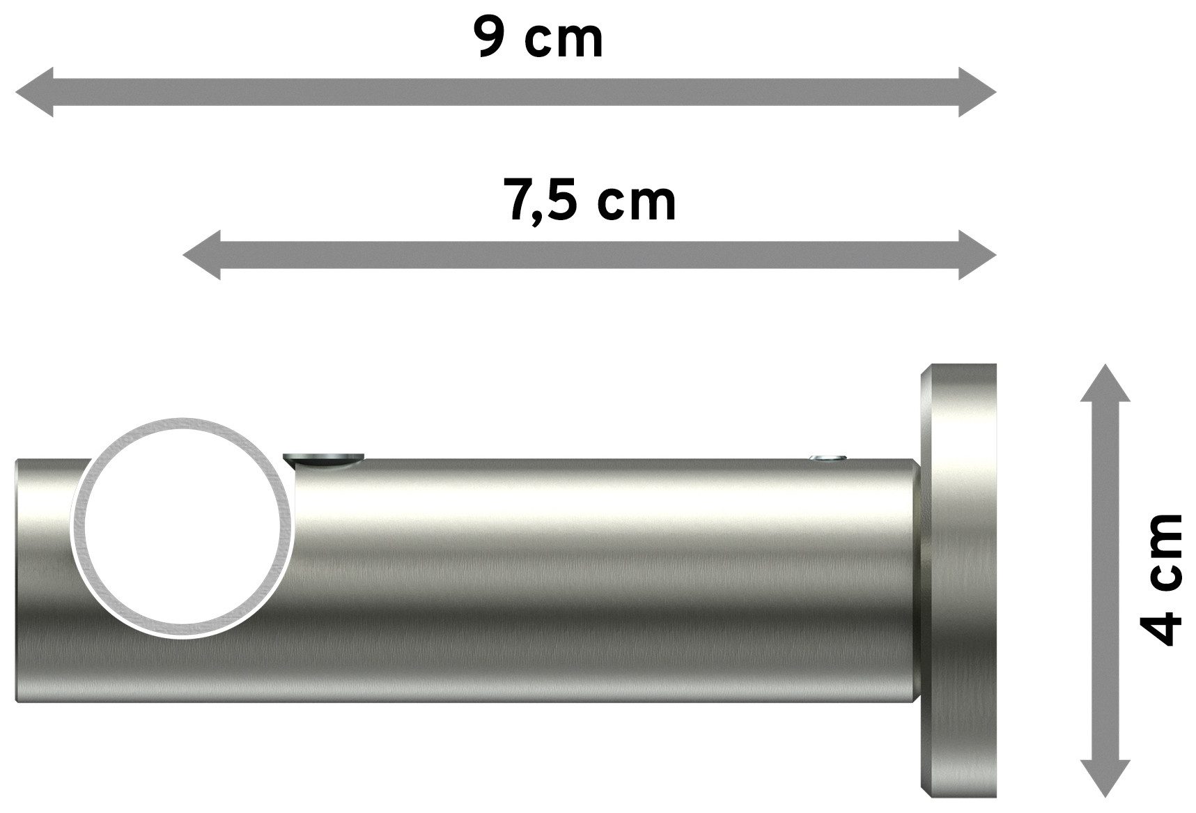INTERDECO Gardinenstange Platon Estana, Ø 20 günstig online kaufen