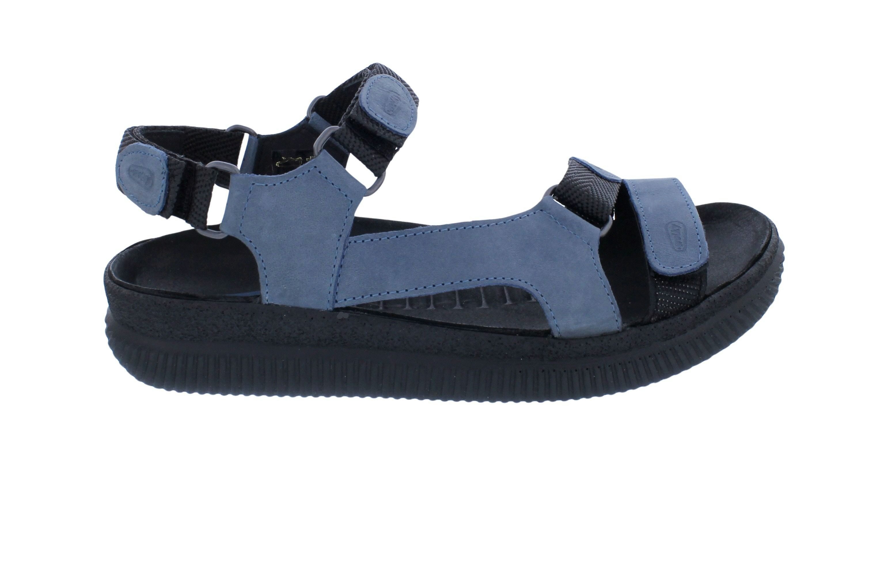 WOLKY Wolky Sandale Energy Lady 0071050-840, Fettnubukleder, Jeans-Blau, Kle Sandale