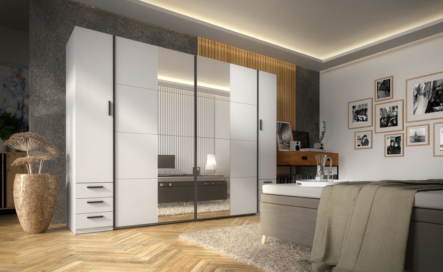 Lukas Möbel Schwebetürenschrank Kleiderschrank Store 270 günstig online kaufen