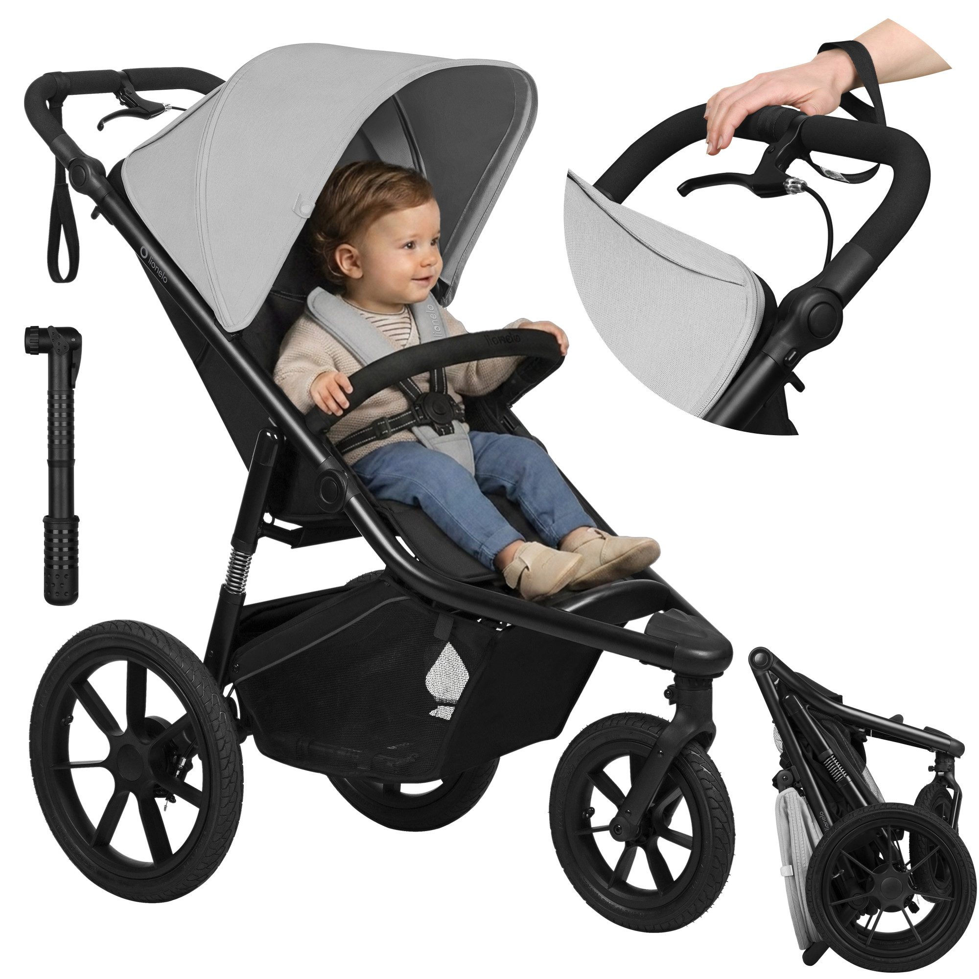 Dreirad-Kinderwagen AZURA