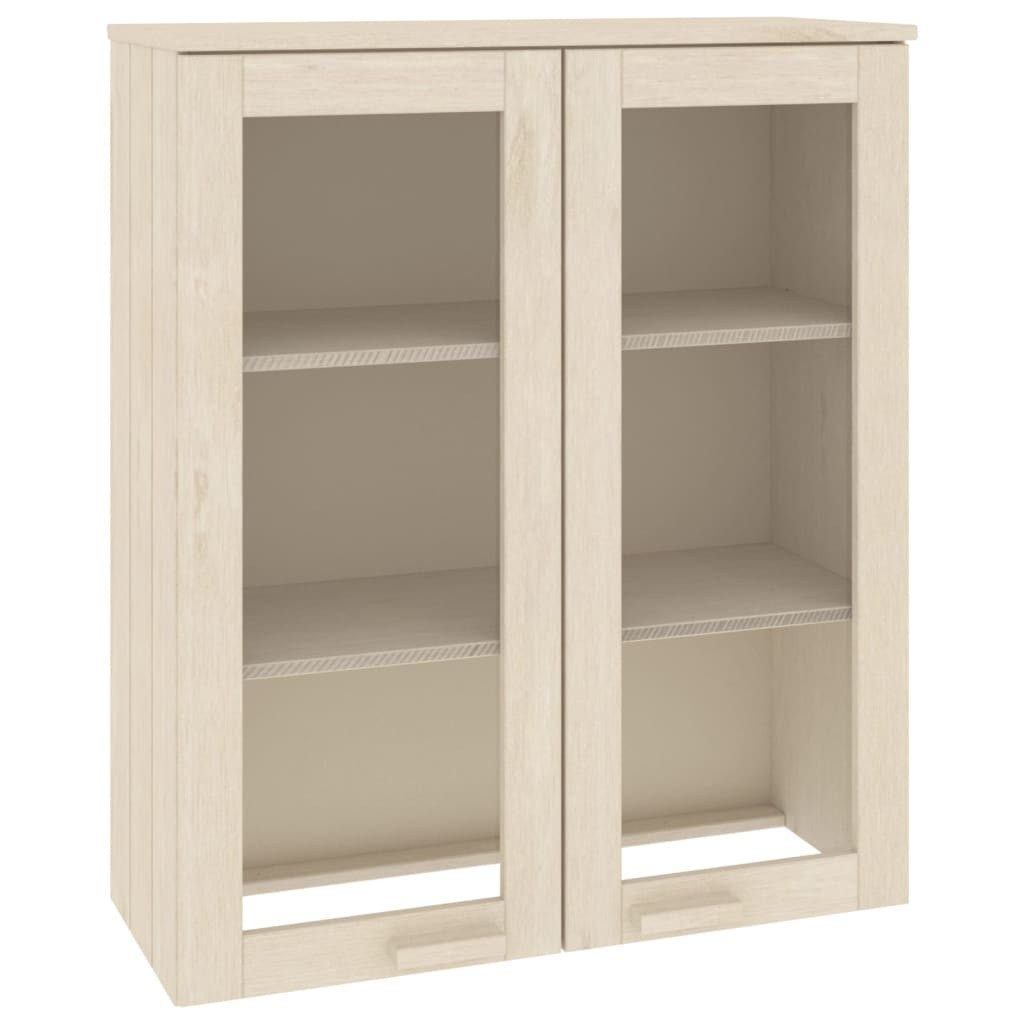 vidaXL Highboard Highboard-Oberteil HAMAR Honigbraun 85x35x100 cm Massivholz (1 St)