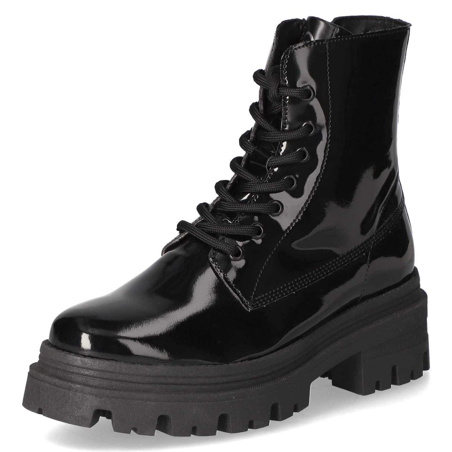 Tamaris Tamaris 1-25290-41/018 Damen Synthetik schwarz Schnürstiefel günstig online kaufen